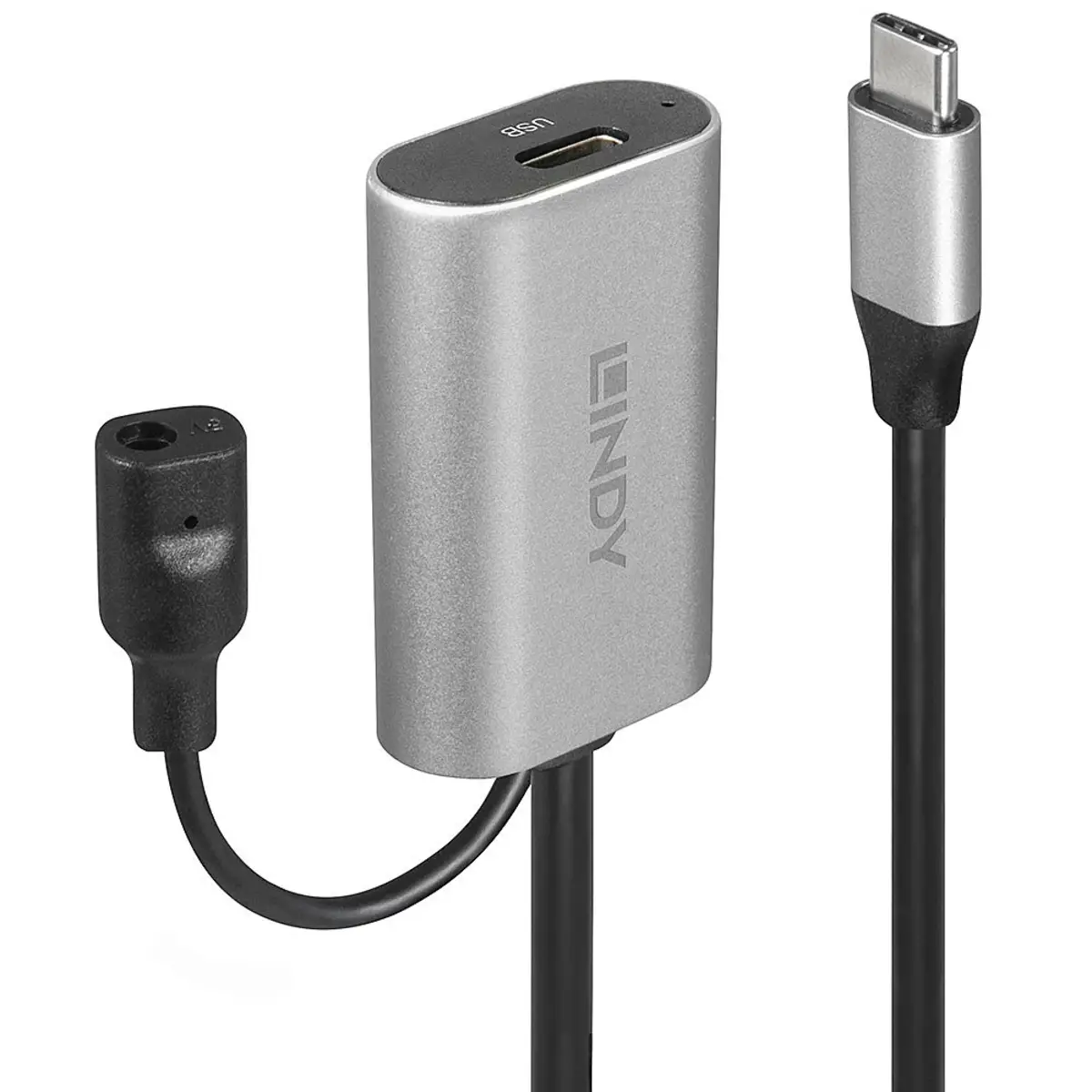 USB 3.1 C/C Aktiv-Verlängerung 5 m Schwarz