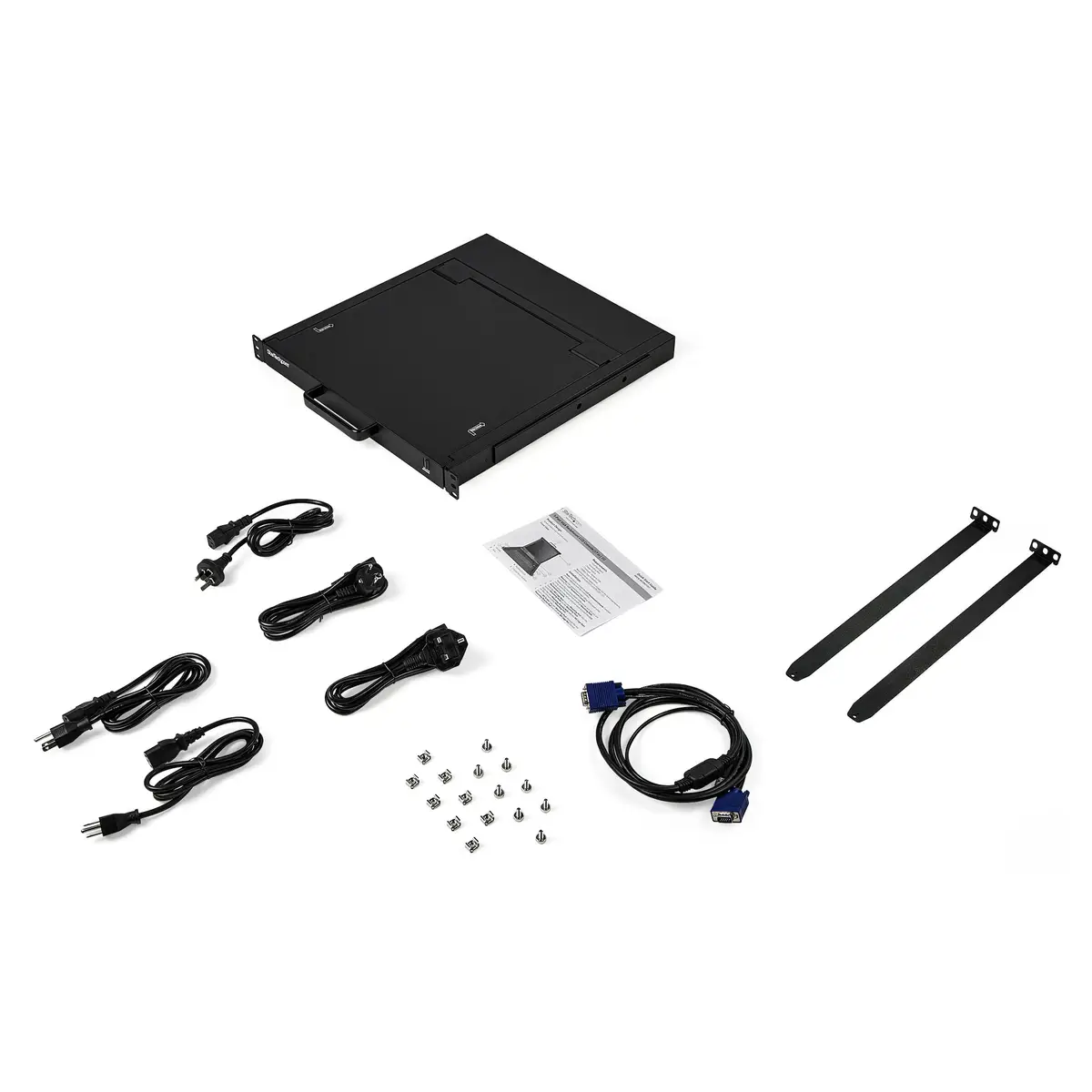 KVM Konsole für Server Racks 43,2cm (17")VGA Einbaufähig