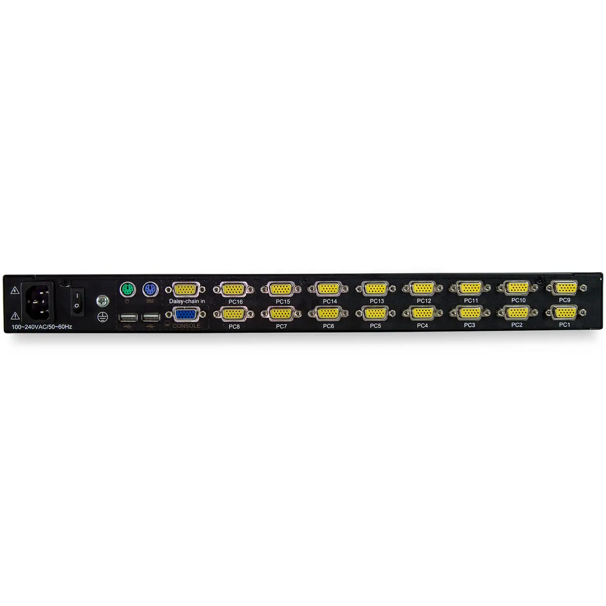 1HE 16 Port KVM Konsole für server Racks 17 Zoll