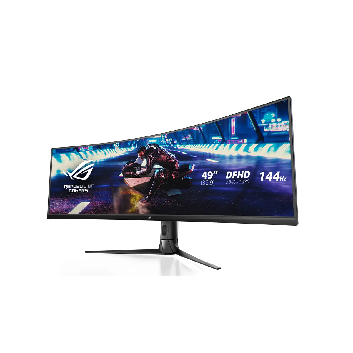 ROG Strix XG49VQ Computerbildschirm 124,5 cm (49") 3840 x 1080 Pixel UltraWide Full HD LED Schwarz