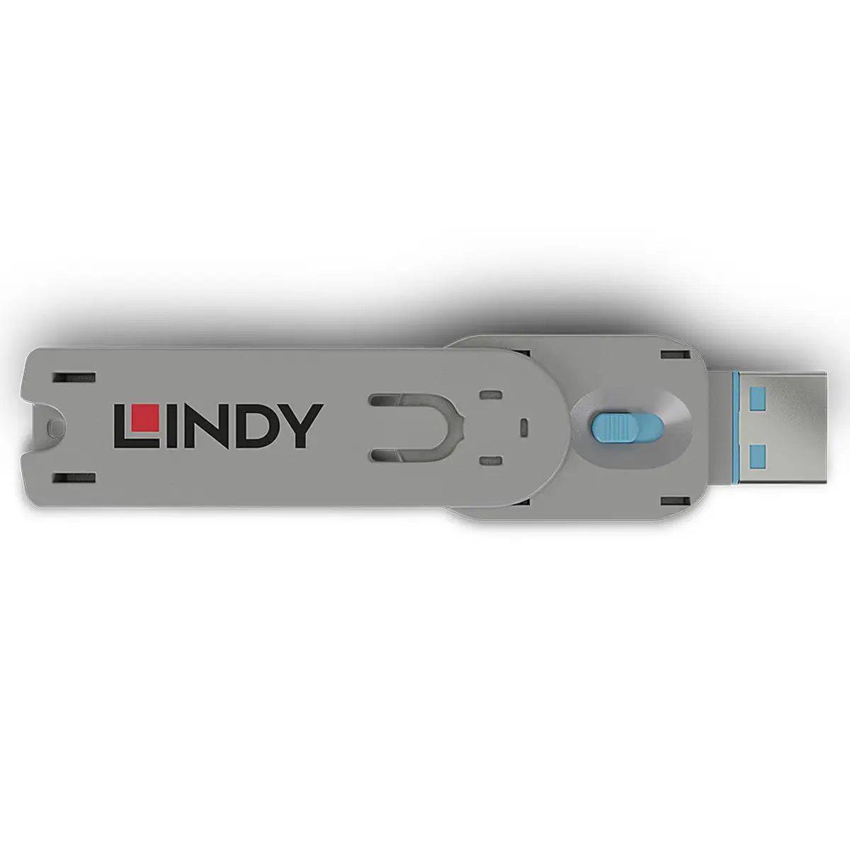 Schlüssel für USB Port Schloss Blau