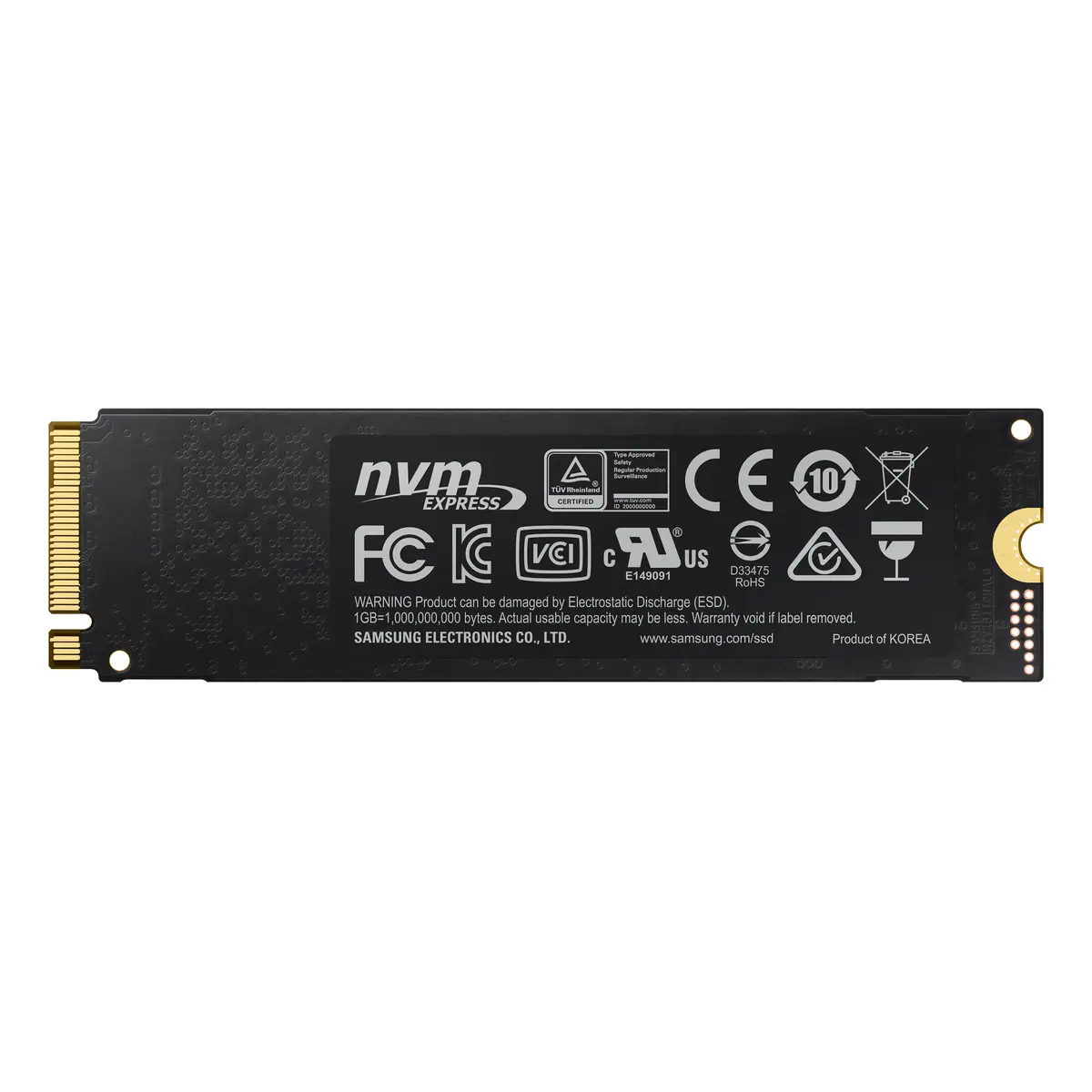 NVMe SSD 970 Evo Plus SSD 500 GB M.2 PCI