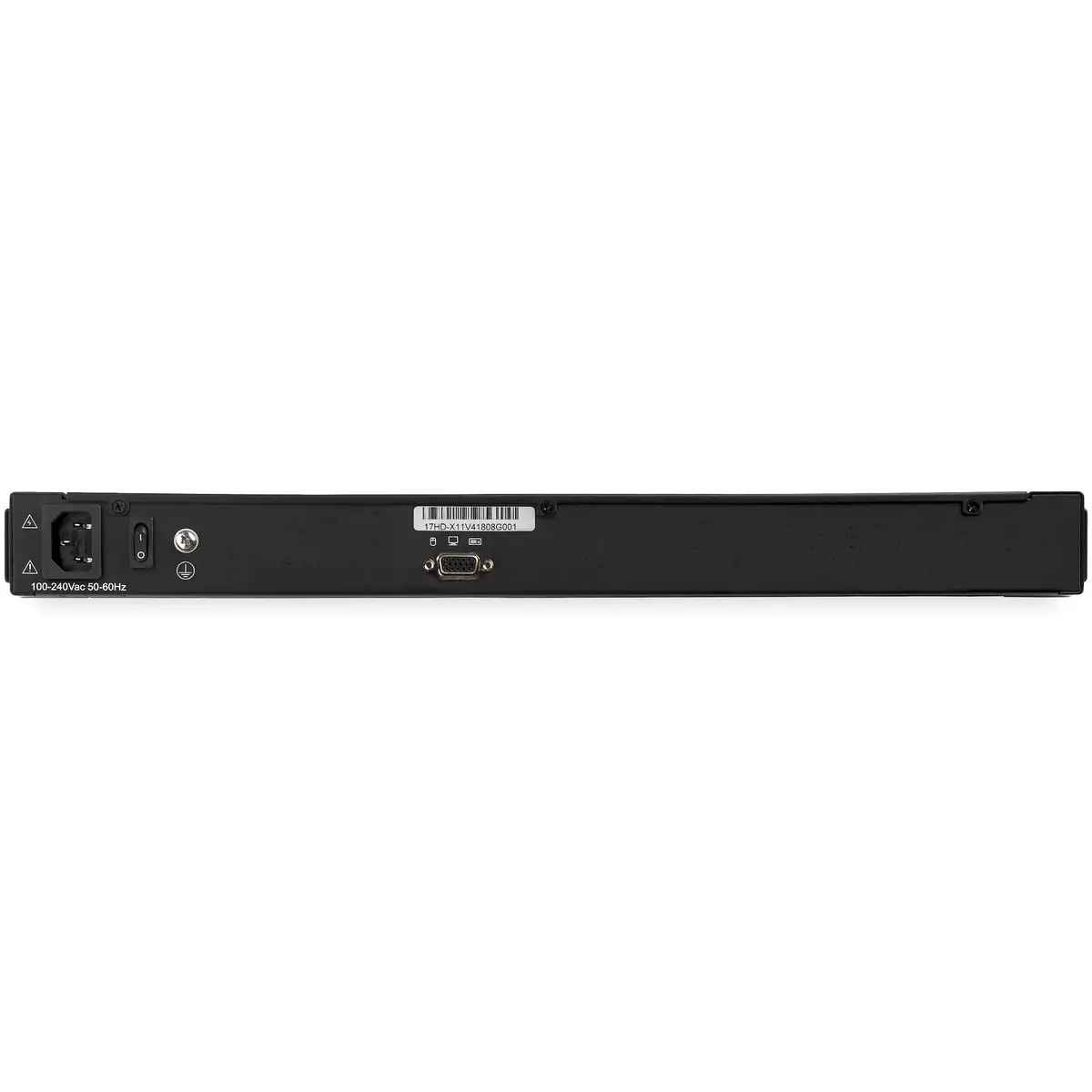 1 HE KVM Konsole für Server Racks 17,3" 1080p HD