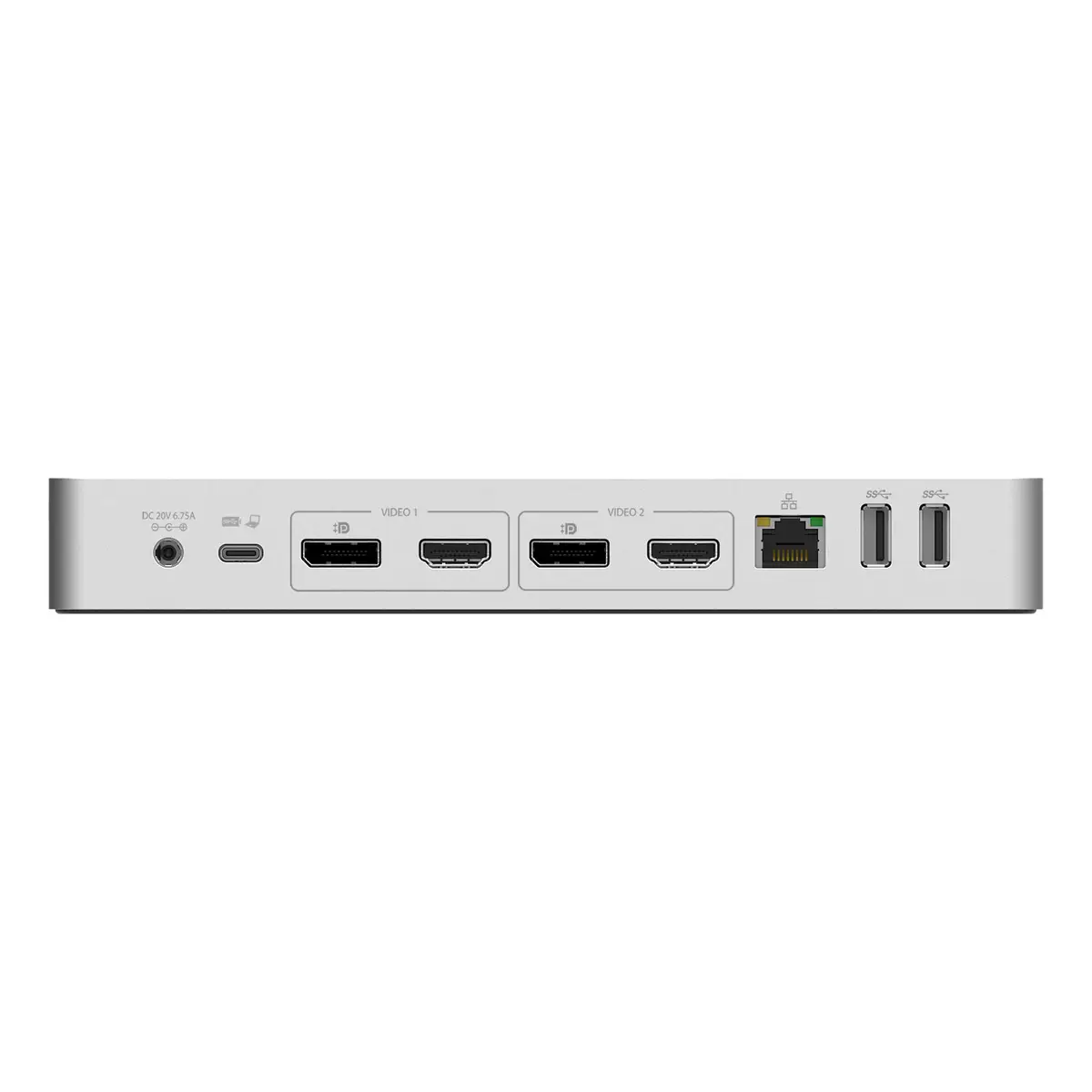 Universal Laptop Dockingstation USB-C u. USB 3.0 Dock Dual 4K DP u. HDMI