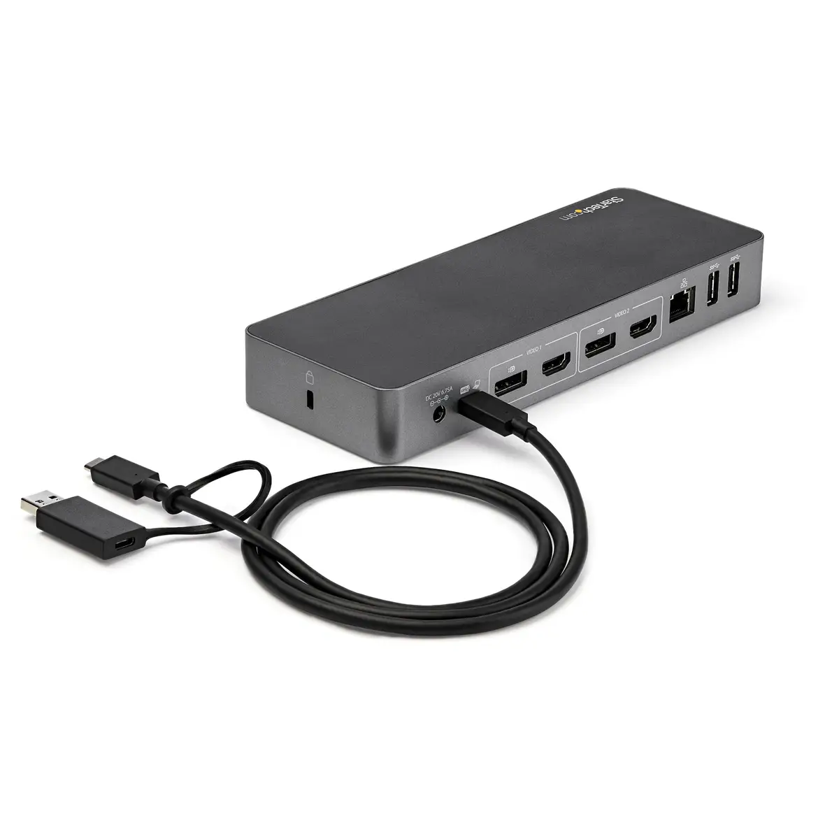 Universal Laptop Dockingstation USB-C u. USB 3.0 Dock Dual 4K DP u. HDMI