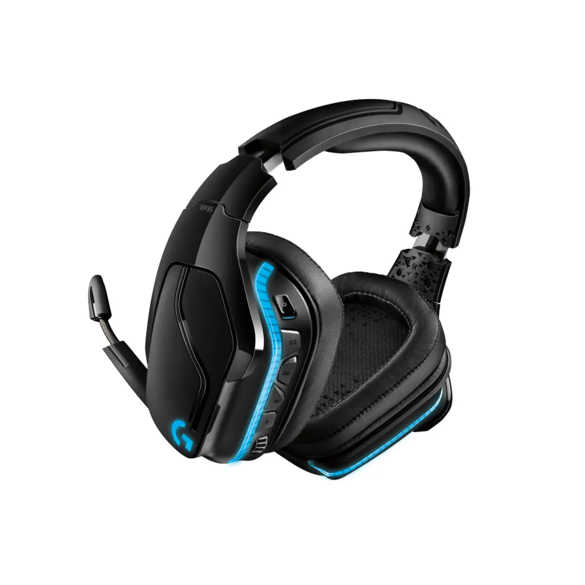 Gaming Headset G935 Headset 7.1-Kanal ohrumschließend 2,4 GHz kabellos 3,5 mm Stecker Schwarz