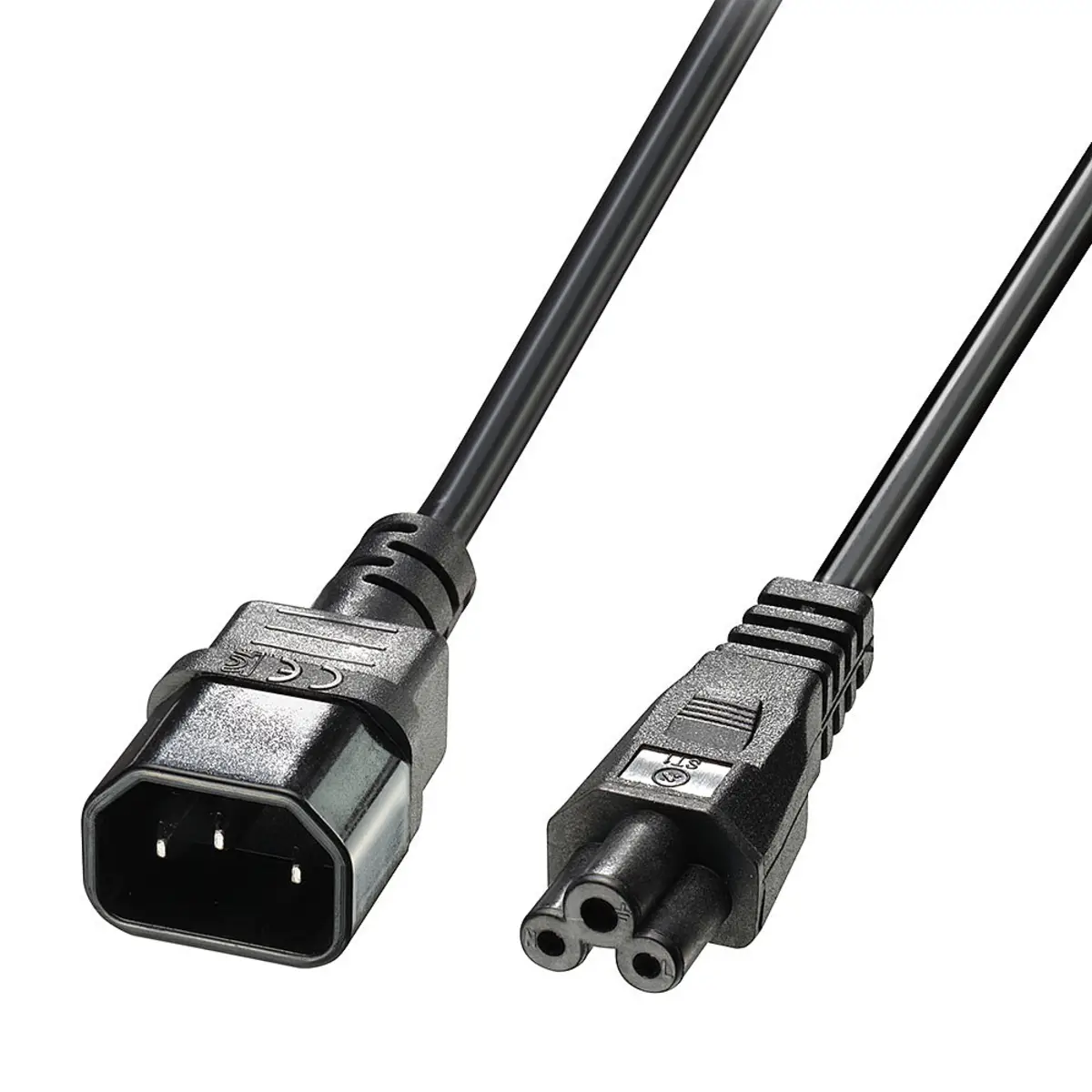 IEC C14 an IEC C5 Netzkabel 5m