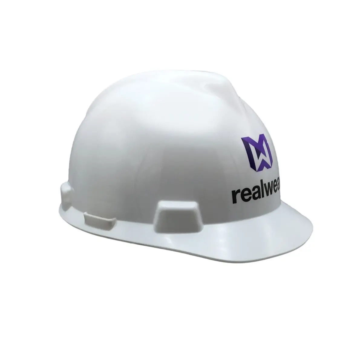MSA V-Gard Front Brim Hard Hat with RealWear Logo