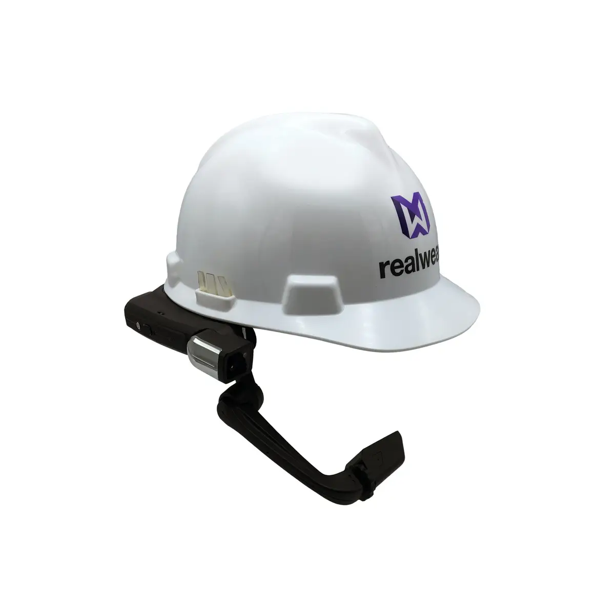 MSA V-Gard Front Brim Hard Hat with RealWear Logo