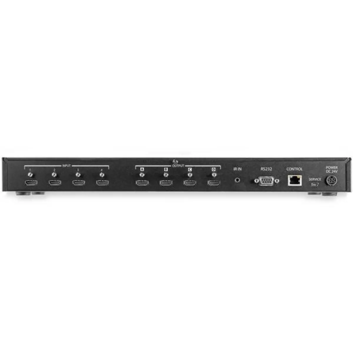 4x4 HDMI Matrix Switch mit Audio- und Ethernet-Steuerung