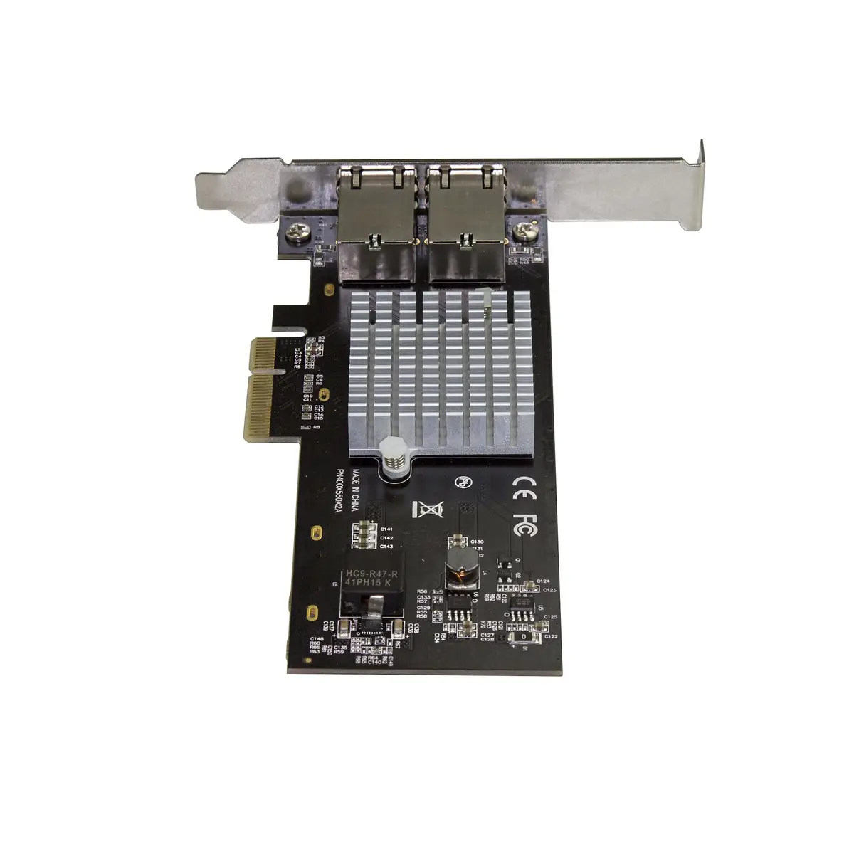2 Port PCIe 10GBase-T / NBASE-T Ethernet Netzwerkkarte - mit Intel X550 Chip