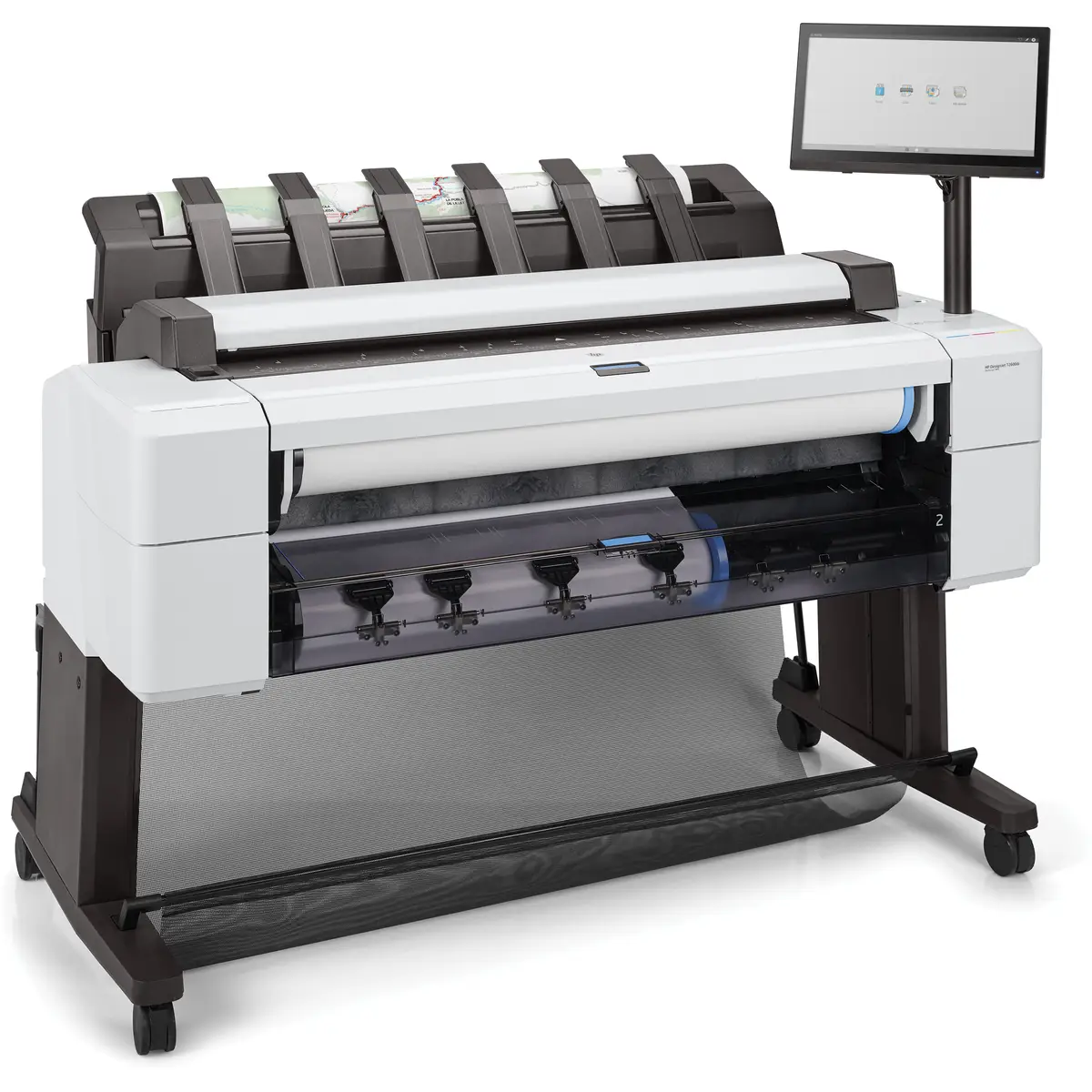 HP DesignJet T2600dr PostScript 914 mm (36") Multifunktionsdrucker Farbe Tintenstrahl 914 x 8000 mm 610 x 15000 mm (Original) Rolle (91,4 cm x 91,4 m) 914 x 1219 mm (Medien) bis zu 0.32 Min./Seite (Drucken) 2 R