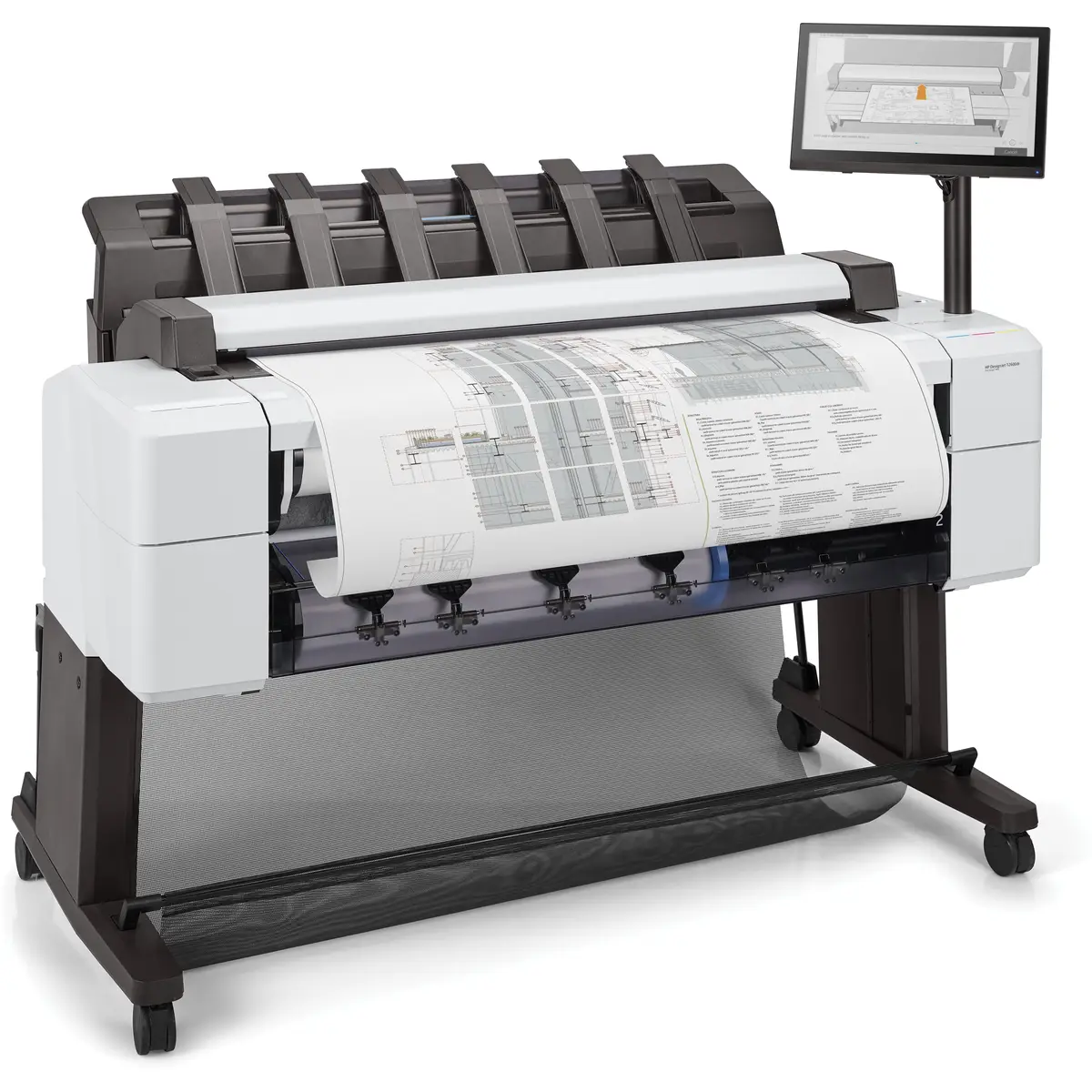 HP DesignJet T2600dr PostScript 914 mm (36") Multifunktionsdrucker Farbe Tintenstrahl 914 x 8000 mm 610 x 15000 mm (Original) Rolle (91,4 cm x 91,4 m) 914 x 1219 mm (Medien) bis zu 0.32 Min./Seite (Drucken) 2 R