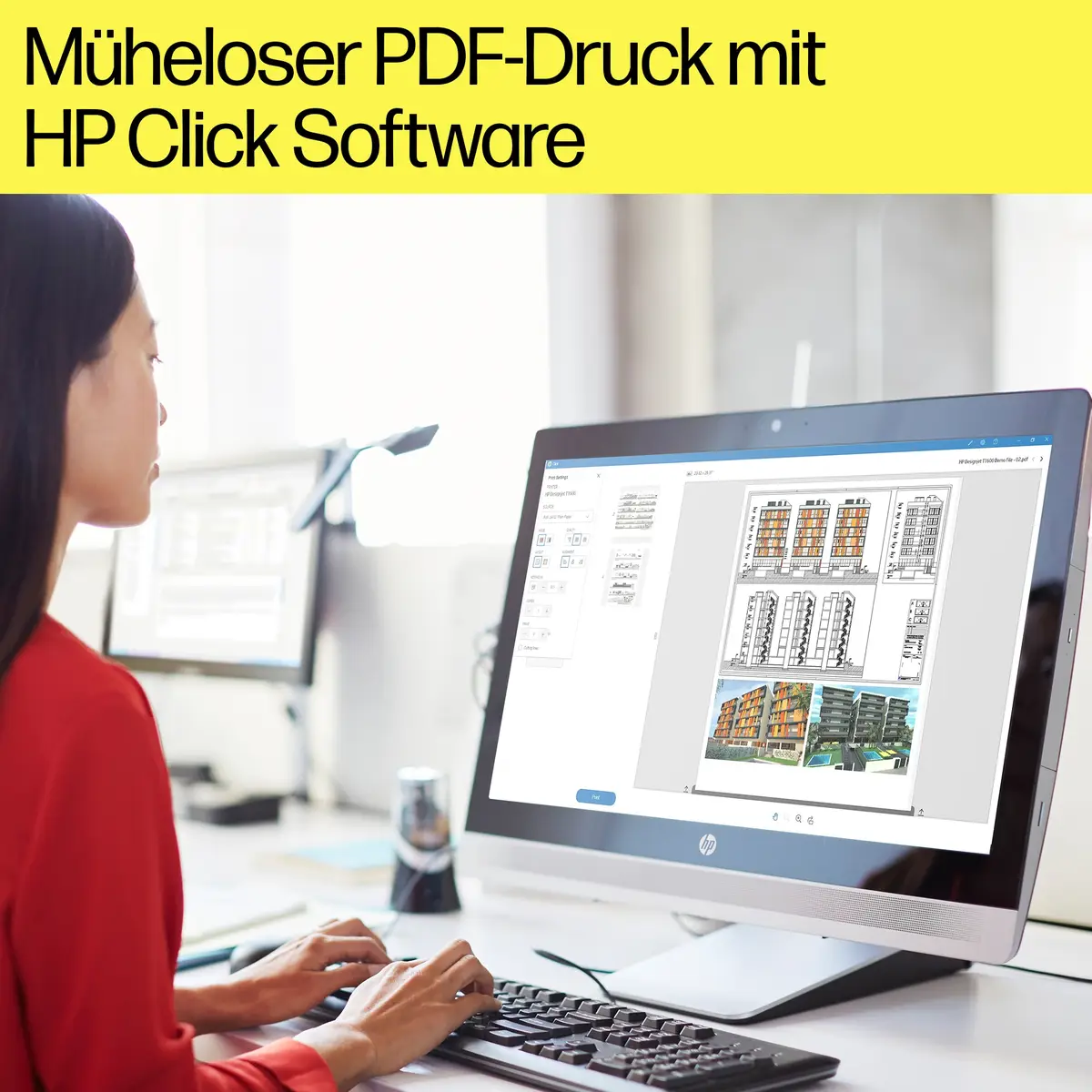 DesignJet T1600 914 mm (36") Großformatdrucker Farbtintenstrahldrucker 2400x1200dpi