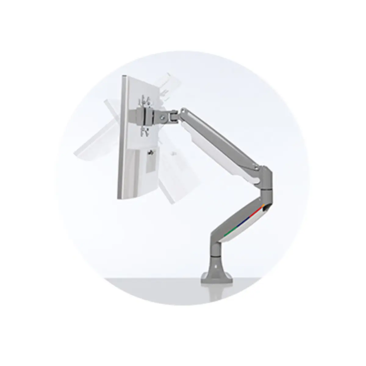 SmartFit One-Touch Single Monitorarm
