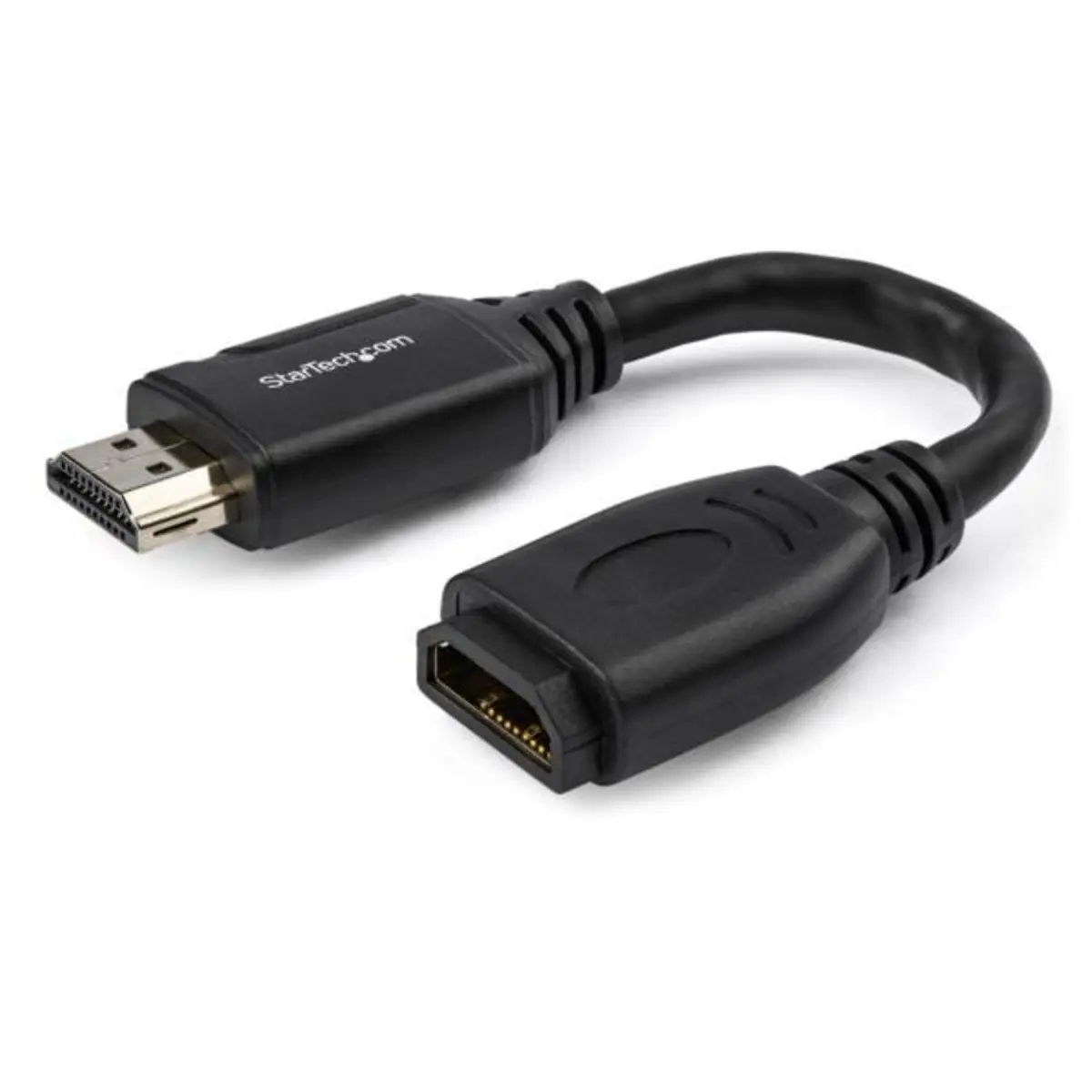 HDMI Verlängerungskabel HDMI/HDMI Stecker/Buchse Schwarz 0,15m