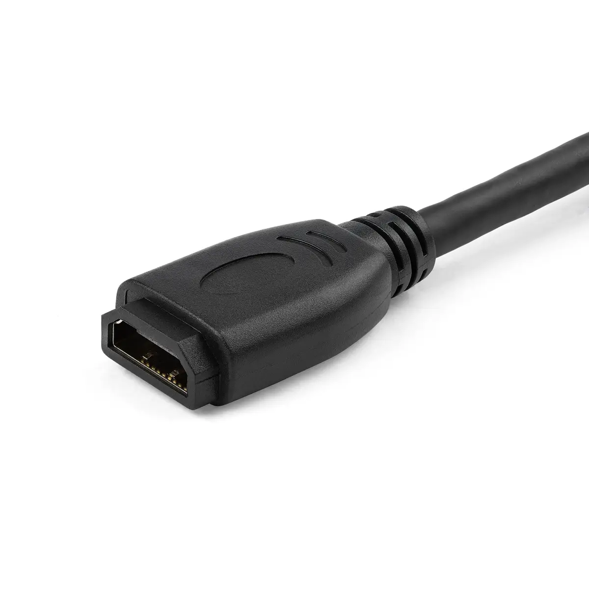 HDMI Verlängerungskabel HDMI/HDMI Stecker/Buchse Schwarz 0,15m