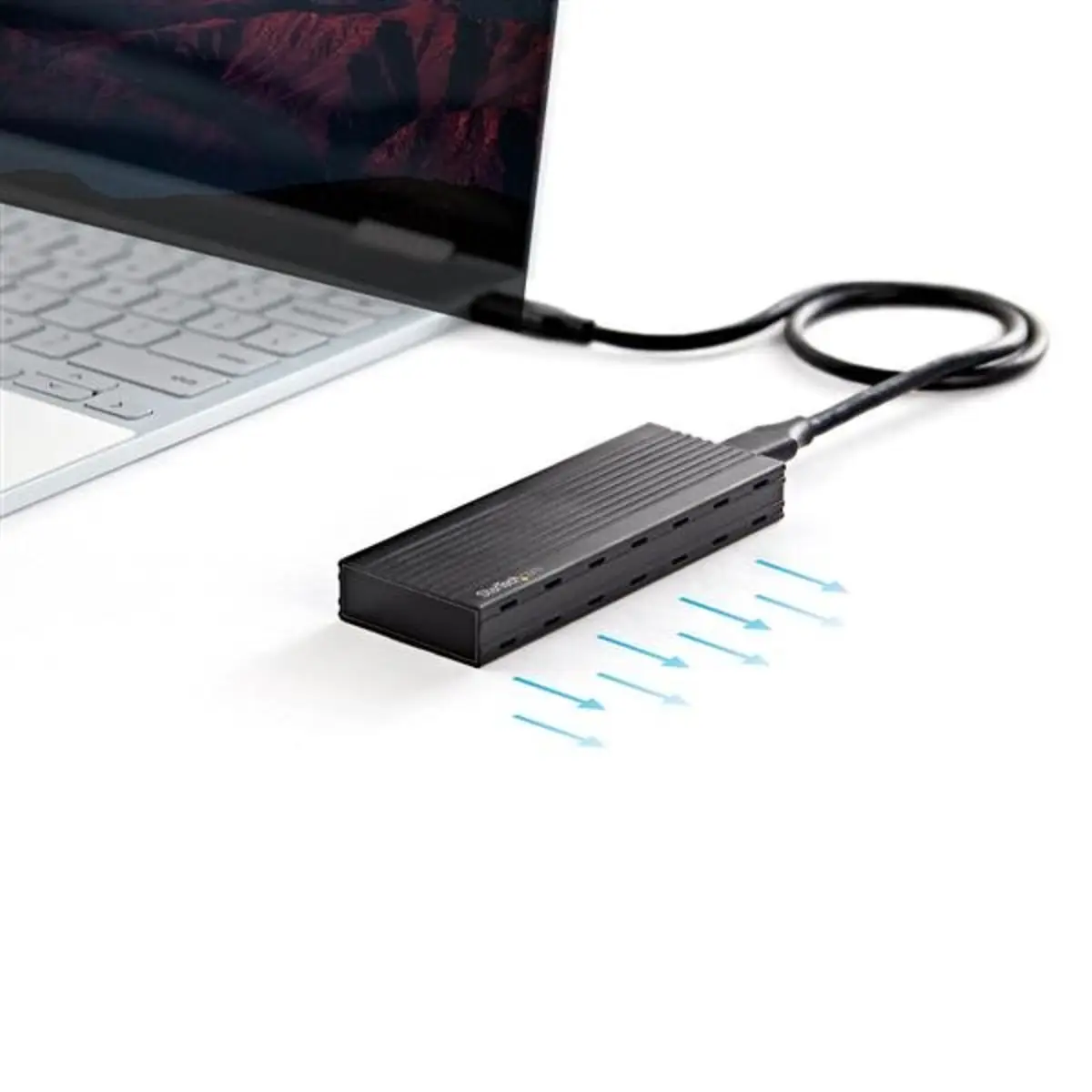 M.2 NVMe SSD-Gehäuse für PCIe-SSDs - USB 3.1 Gen 2 Type C - Externes Gehäuse