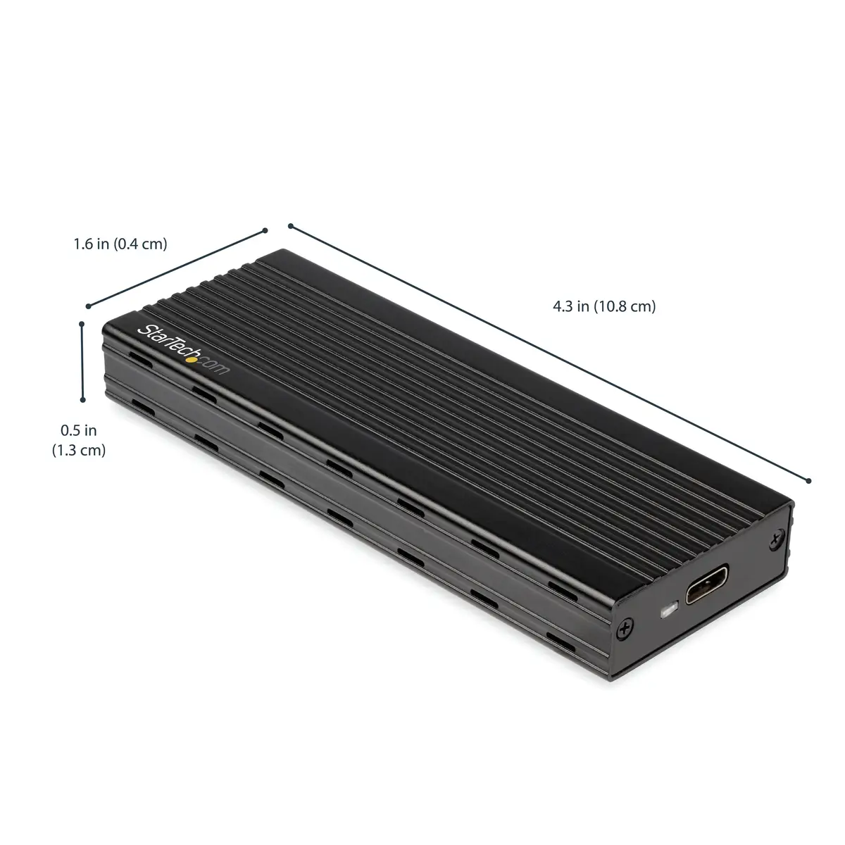 M.2 NVMe SSD-Gehäuse für PCIe-SSDs - USB 3.1 Gen 2 Type C - Externes Gehäuse