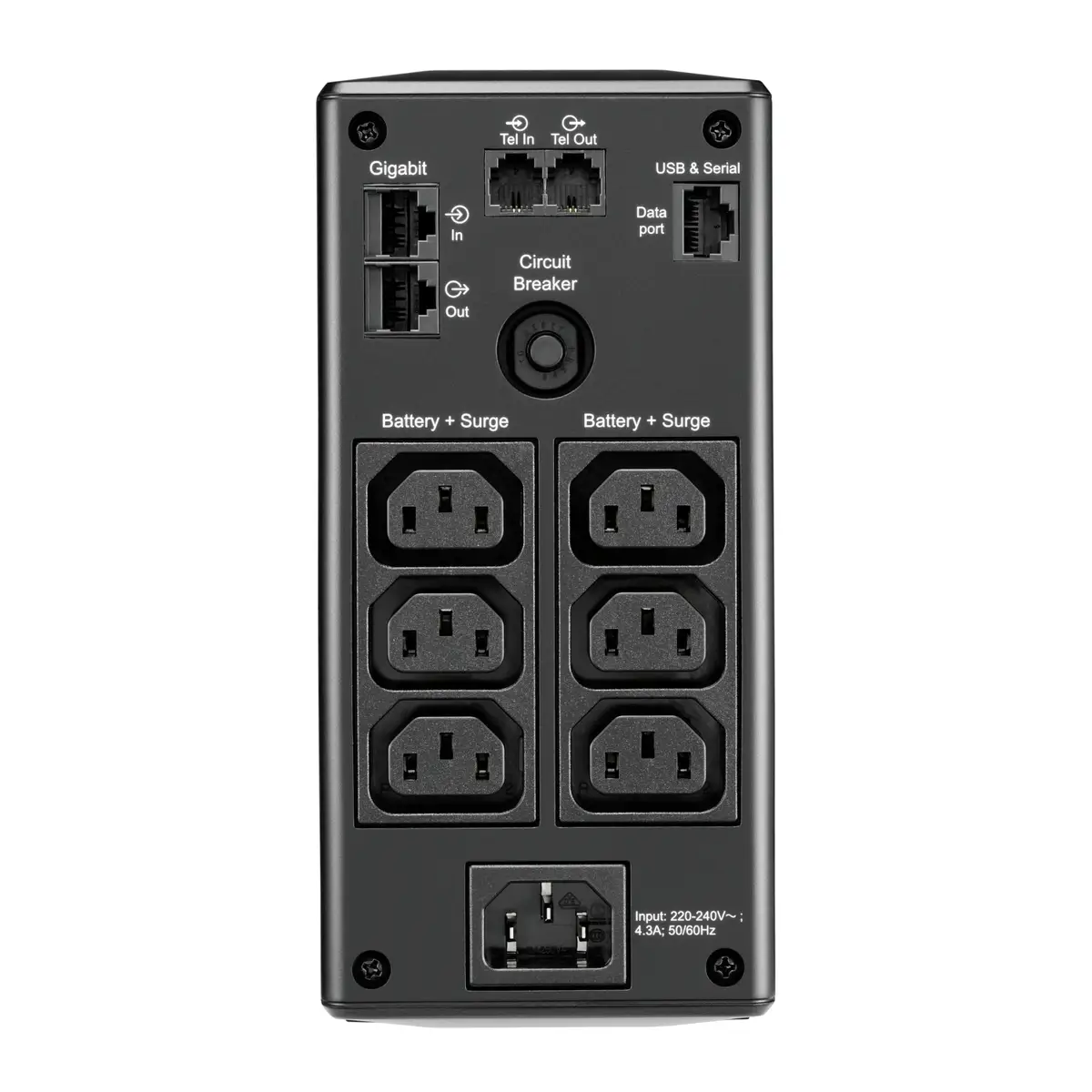 Back UPS Pro BR 900VA 6 Outlets AVR LCD Interface