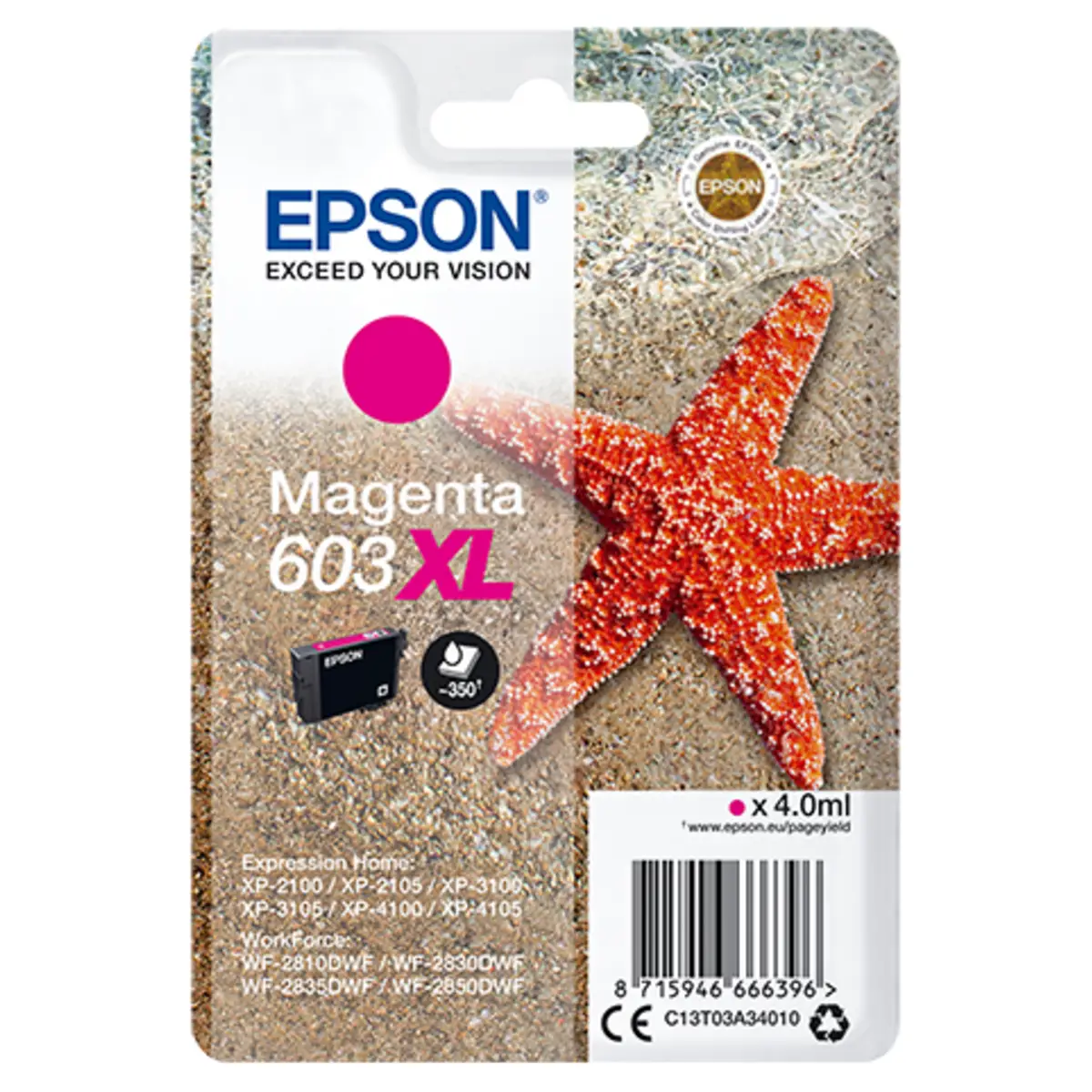 603XL Tintenpatrone Magenta