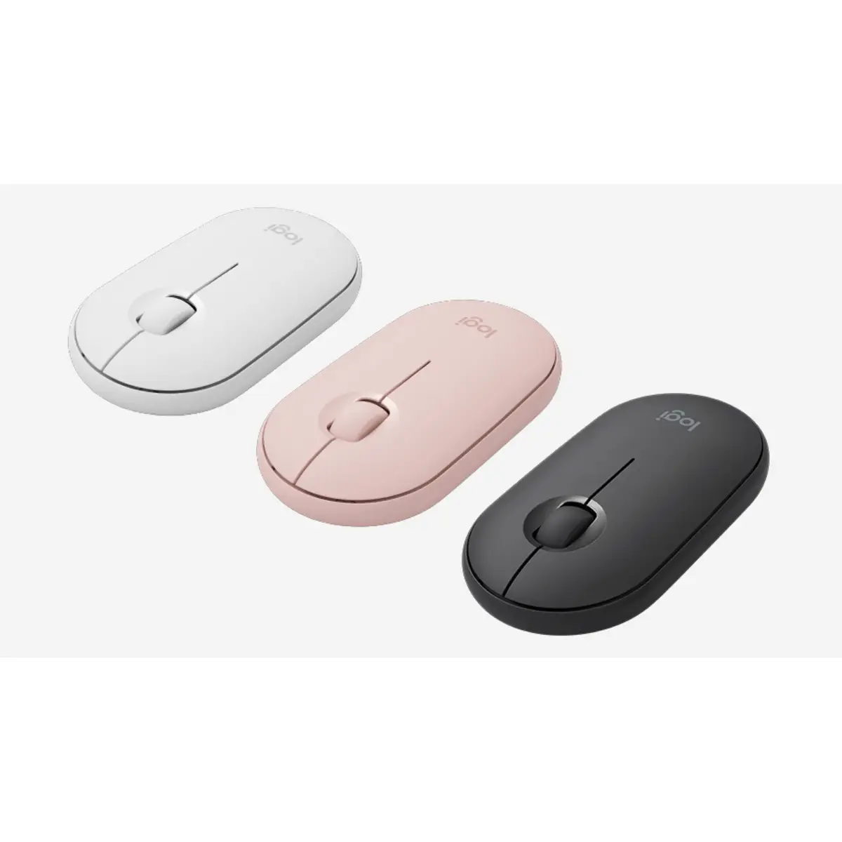 Pebble M350 Wireless Bluetooth Maus Rosa inkl. USB Empfänger
