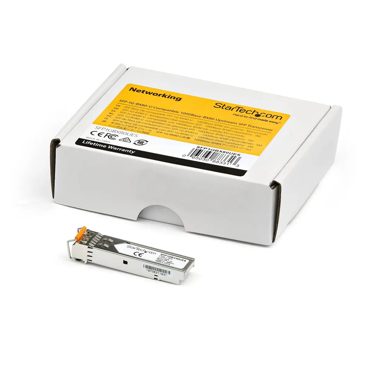 Dell EMC SFP-1G-BX80-U kompatibles SFP Single Mode Modul - 1000Base-BX80
