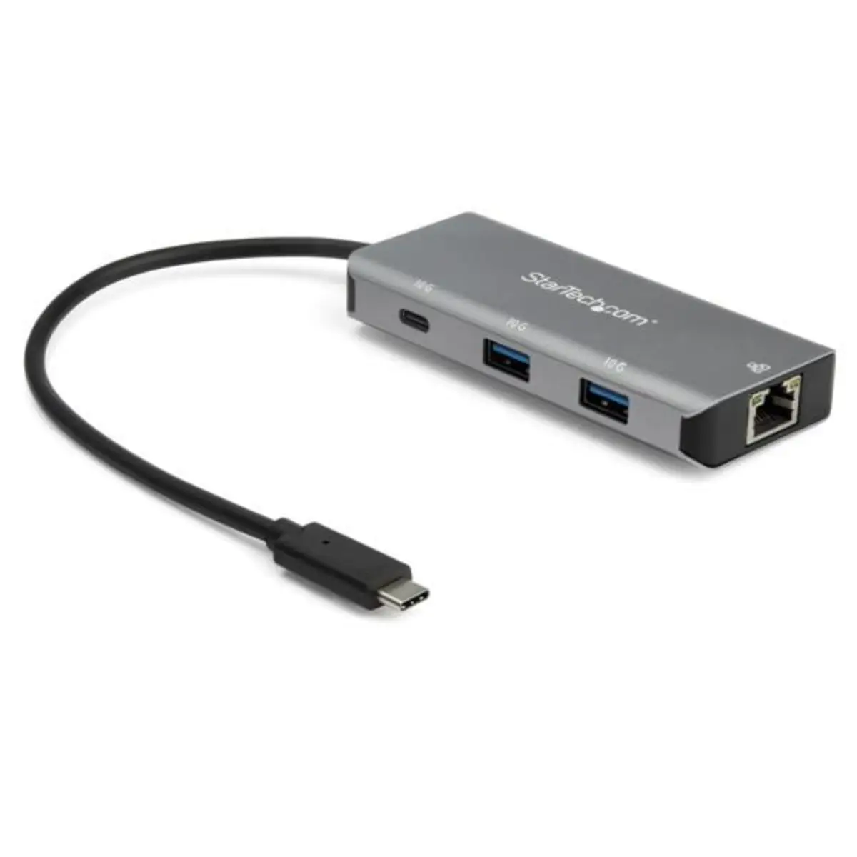 3-Port USB-C-Hub mit LAN-Anschluss 10 Gbit/s 2x USB-A 1x USB-C 0,25m
