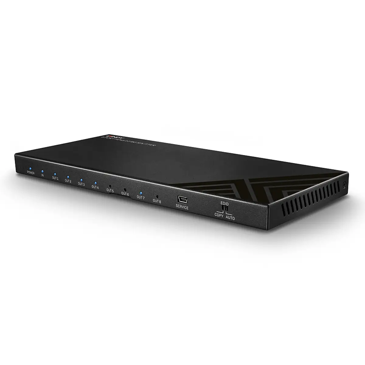8 Port HDMI 18G Video-/Audio Splitter