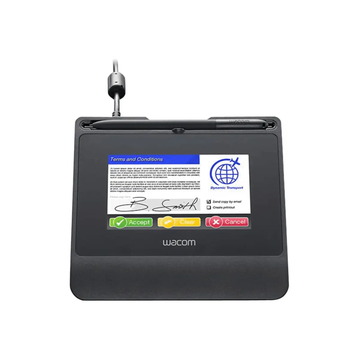STU540 SIGNATURE SET AND SIGN 10,8x6,5cm Tablet USB