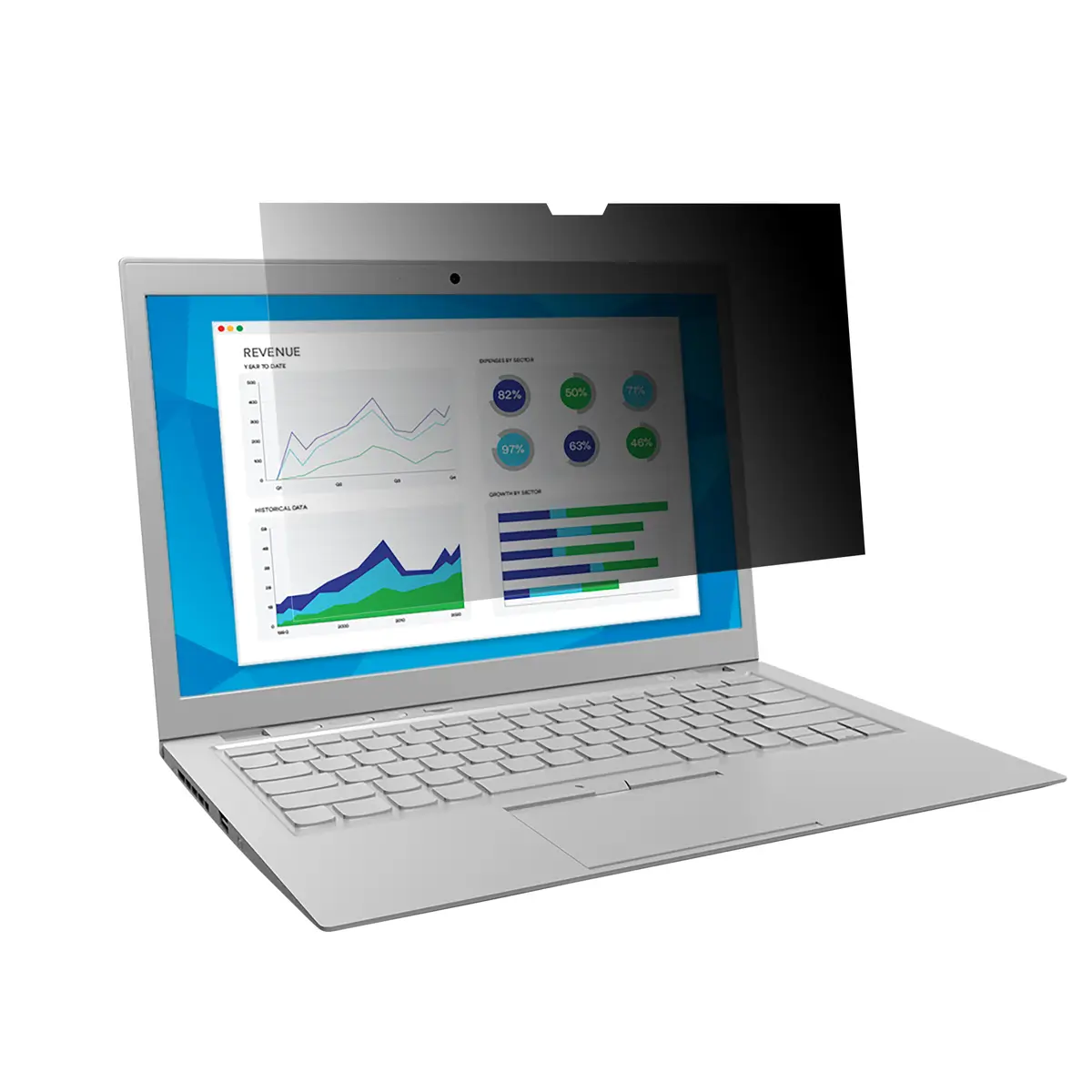 Blickschutzfilter für 39,6cm (15,6") Notebooks 16:9 COMPLY Befestigungssystem