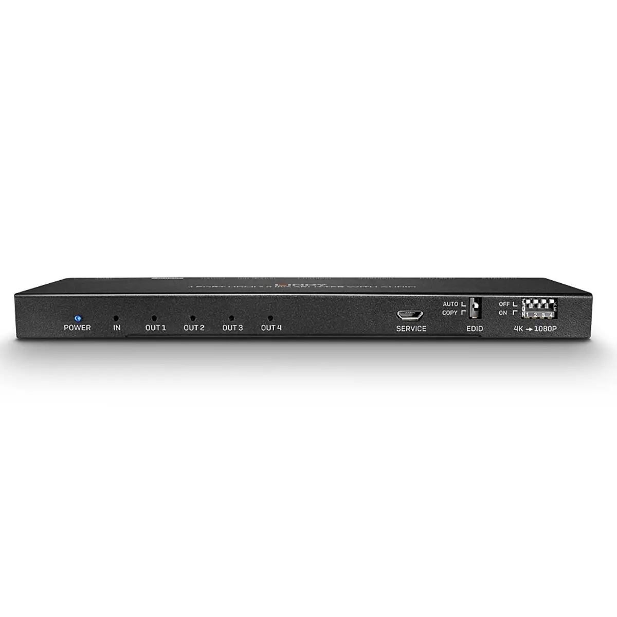 4 Port HDMI 2.0 18G Splitter mit Audio