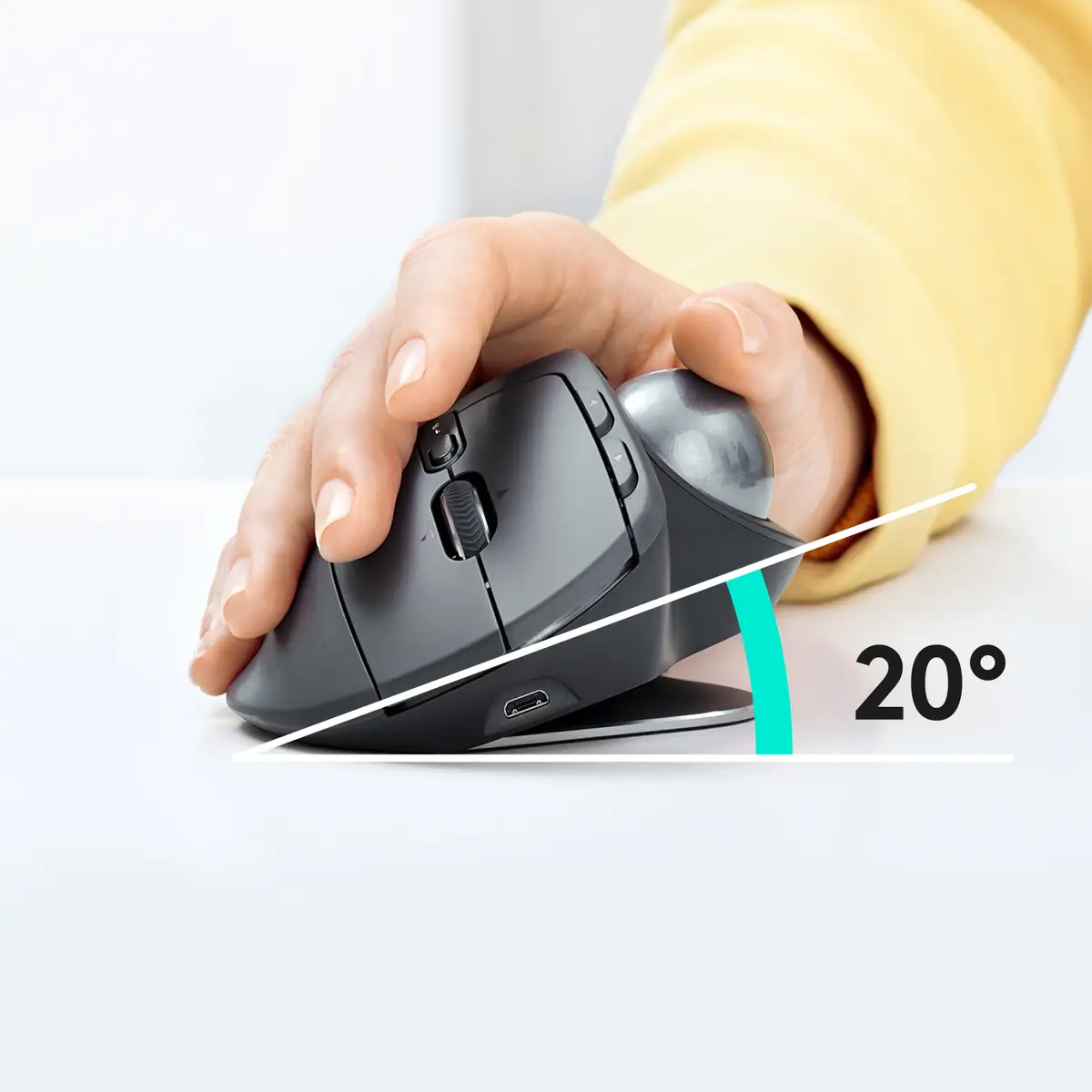 MX Ergo USB/Bluetooth Wireless Schwarz inkl. Reciever