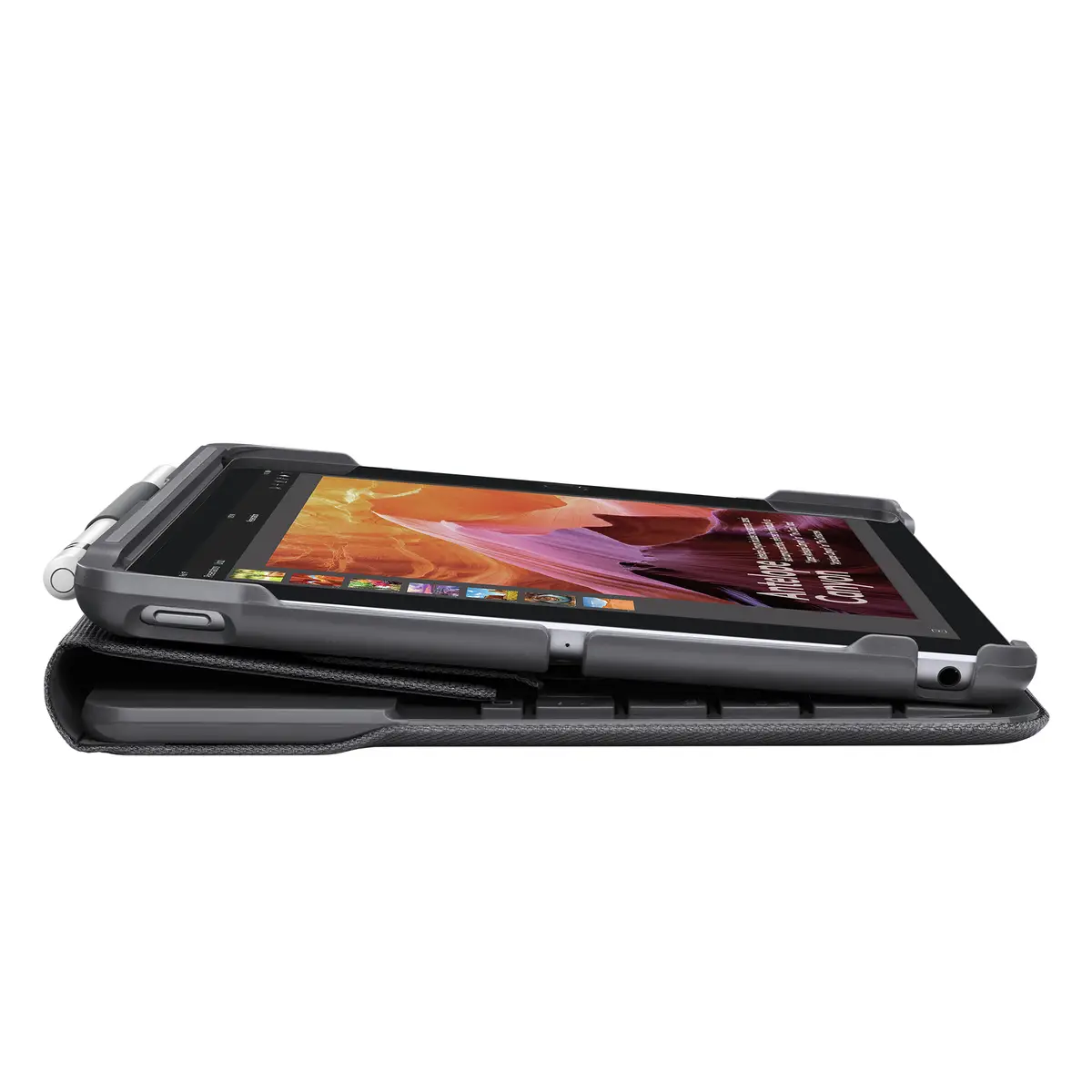 Slim Folio for iPad 7th/8th Gen Graphite Deutsch