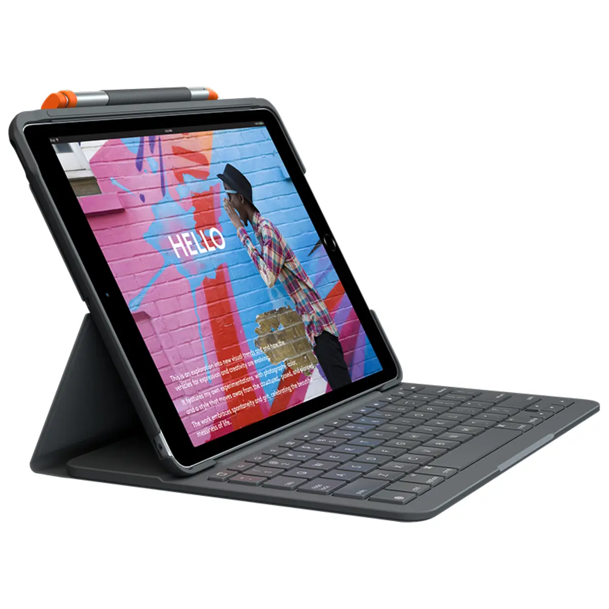 Slim Folio für iPad 7. Generation graphite Layout Schweiz