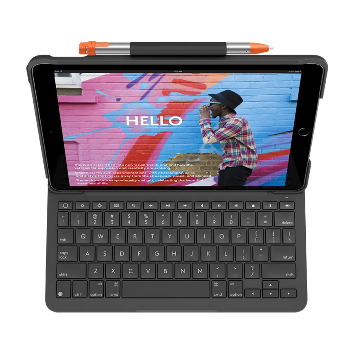 Slim Folio für iPad 7. Generation graphite Layout Schweiz