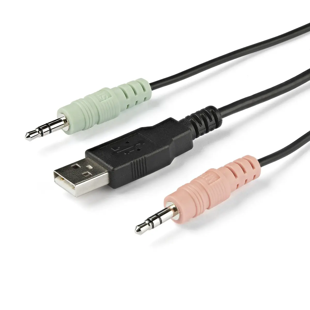 3 Port HDMI KVM Switch mit Kabeln USB 4K 60Hz 3,5 mm Audio