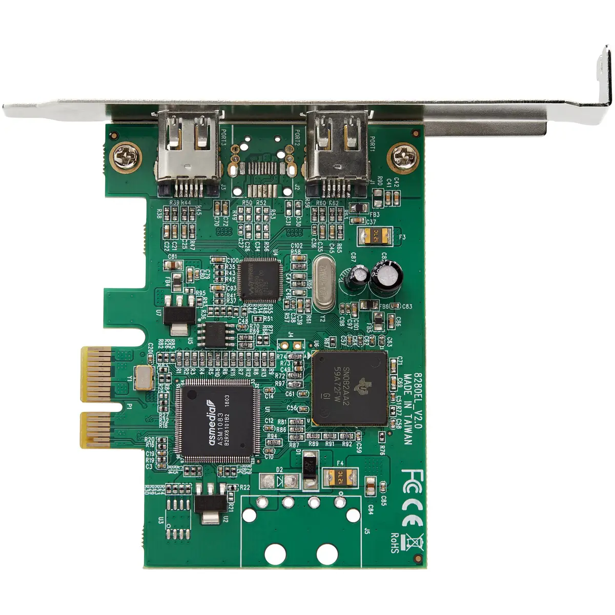 2 Port 1394a FireWire PCI Express Schnittstellenkarte