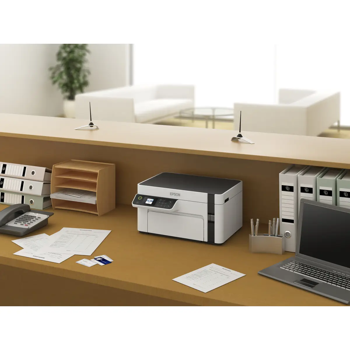 EcoTank ET-M2120 A4 All-in-One Drucker/Scanner/Kopierer s/w Tintenstrahldrucker