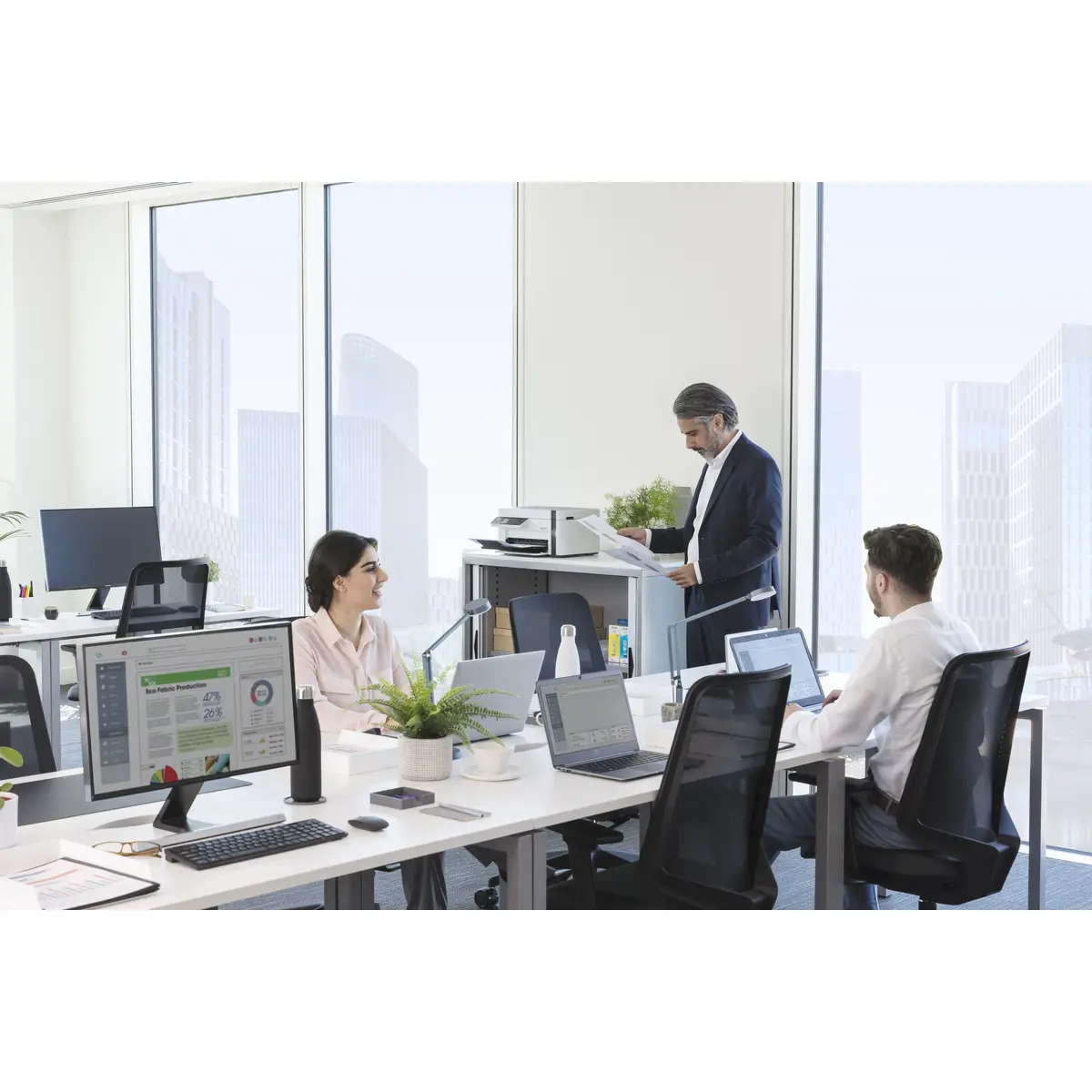 EcoTank ET-M2120 A4 All-in-One Drucker/Scanner/Kopierer s/w Tintenstrahldrucker