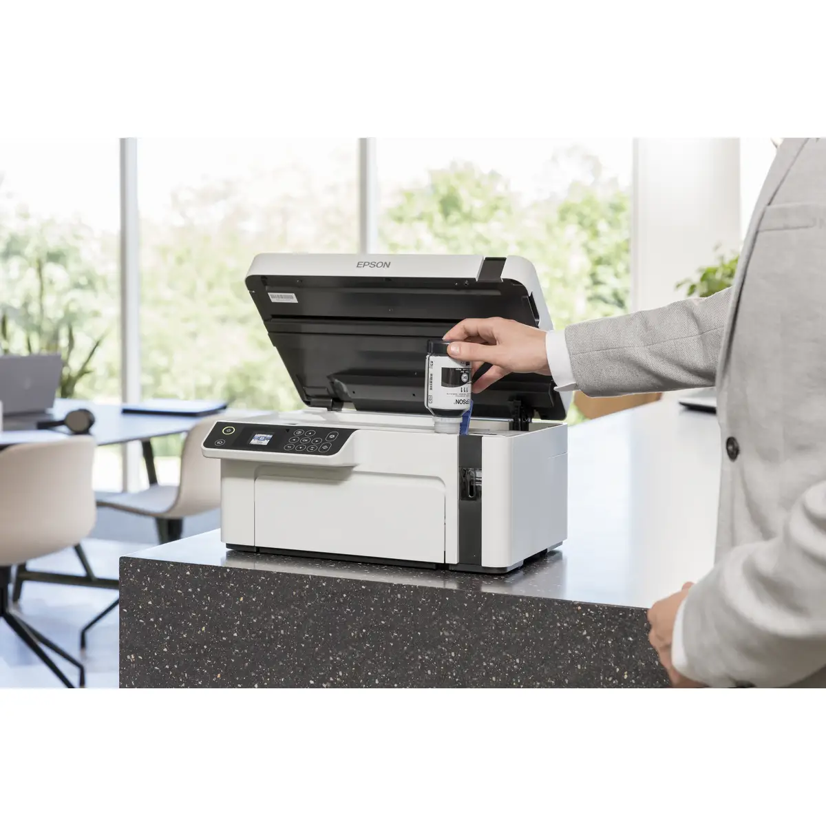 EcoTank ET-M2120 A4 All-in-One Drucker/Scanner/Kopierer s/w Tintenstrahldrucker