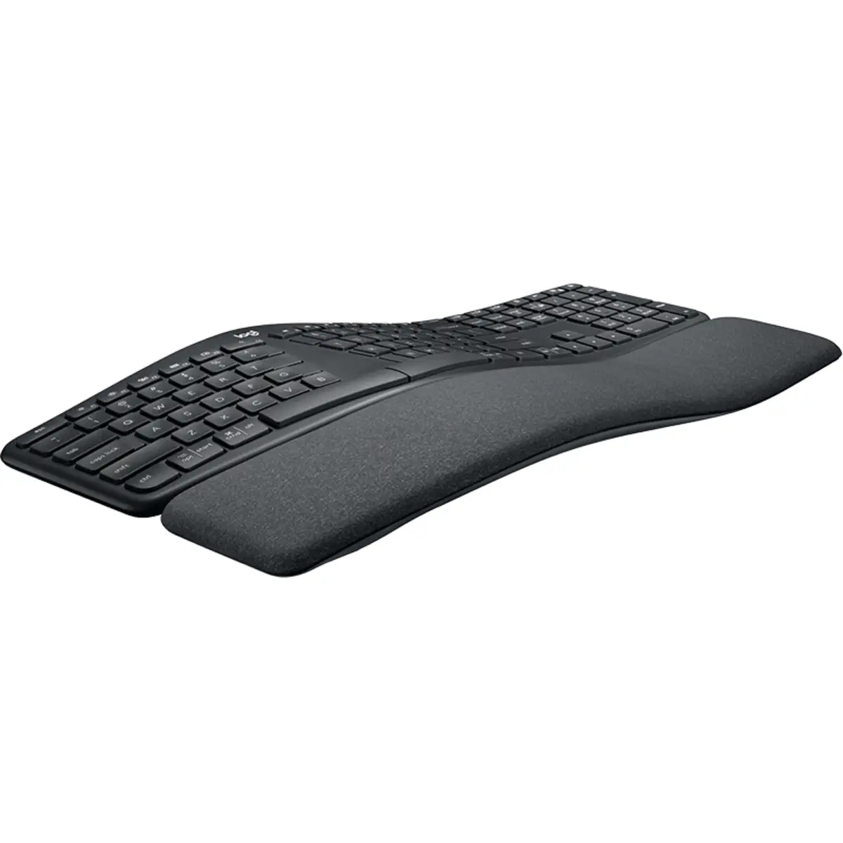 Logitech Ergo K860 wireless Tastatur Layout QWERTZ Schwarz Grau