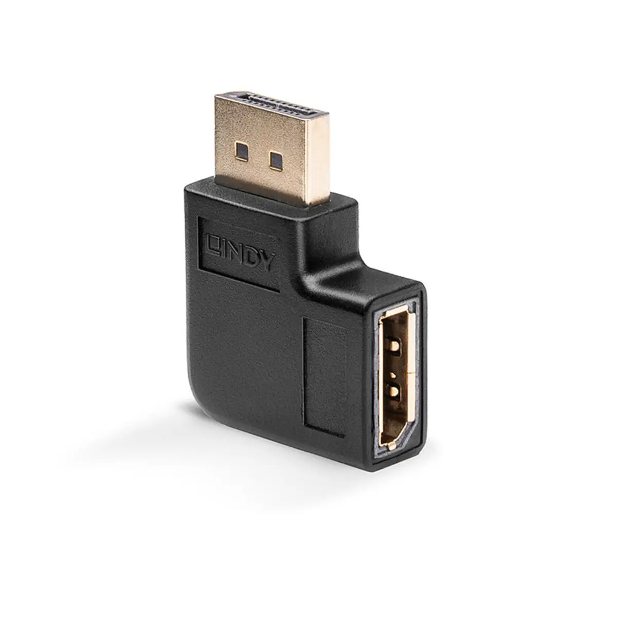 DisplayPort Adapter Abgewinkelt Stecker/Buchse Schwarz