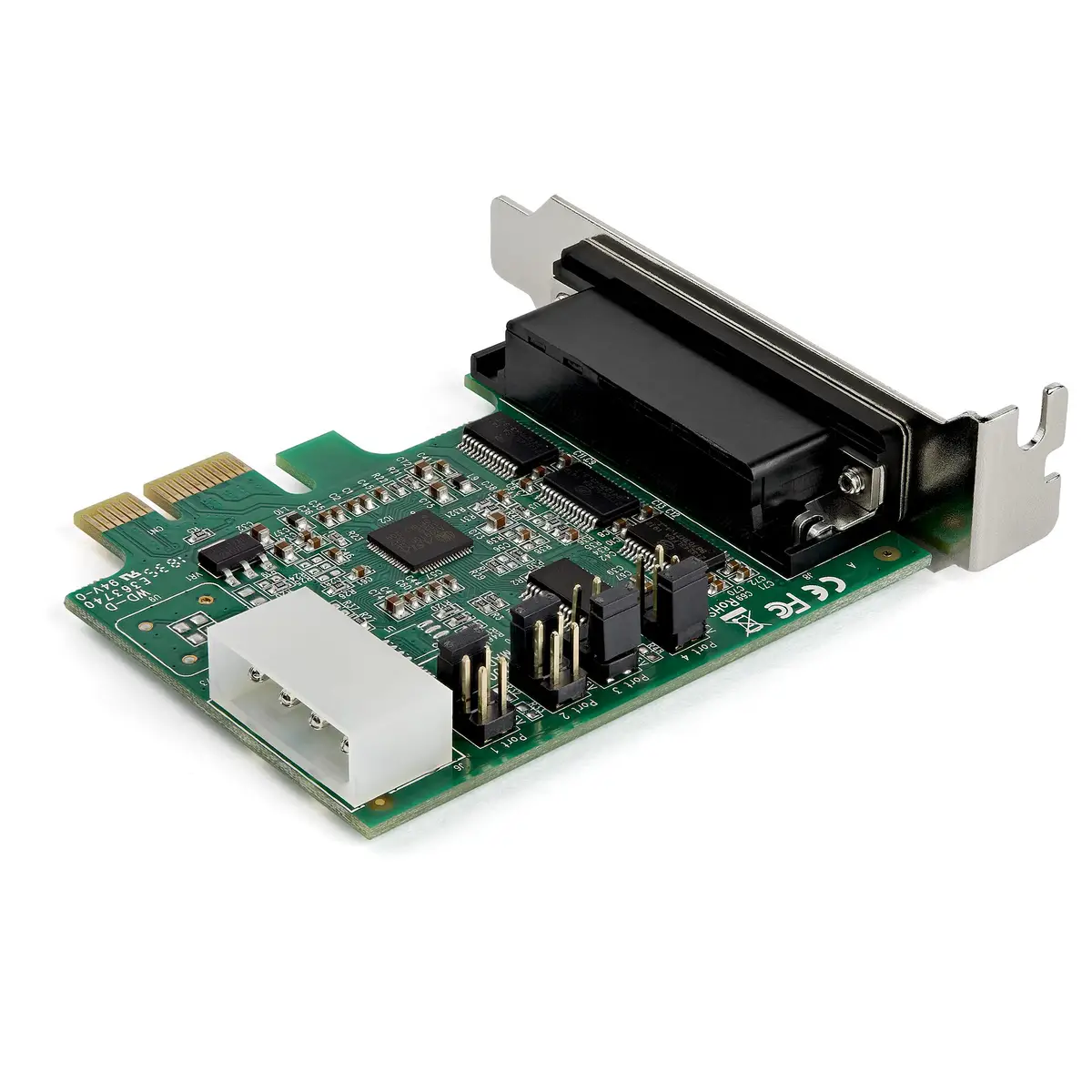 PCIe serielle Schnittstellenkarte mit 4 Ports - 16950 UART - 256-Byte-FIFO