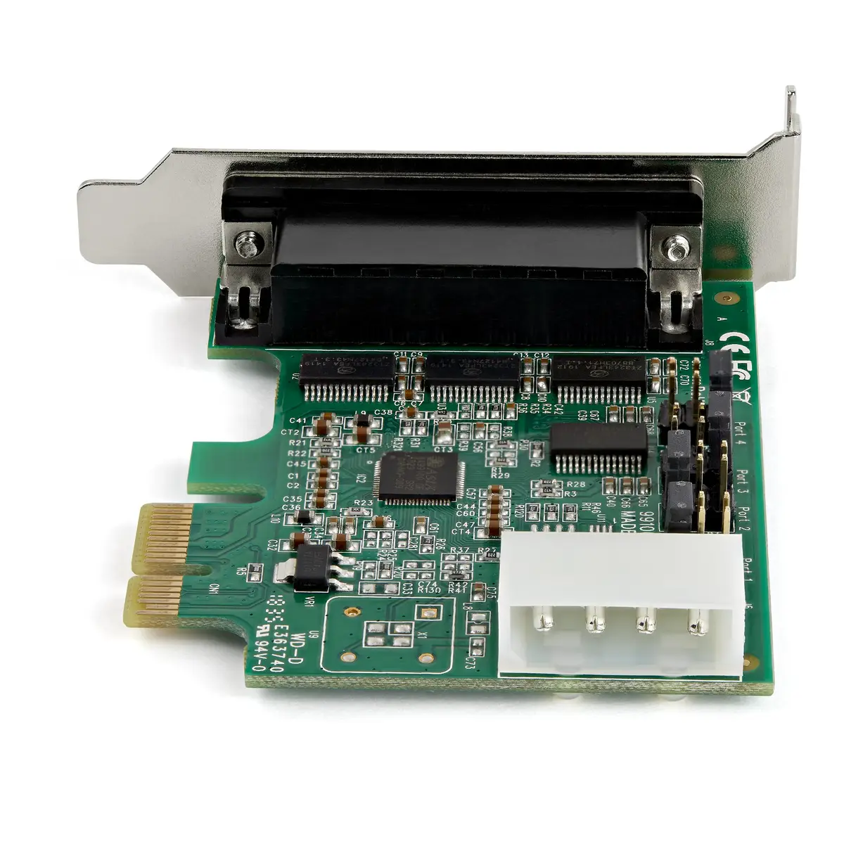 PCIe serielle Schnittstellenkarte mit 4 Ports - 16950 UART - 256-Byte-FIFO