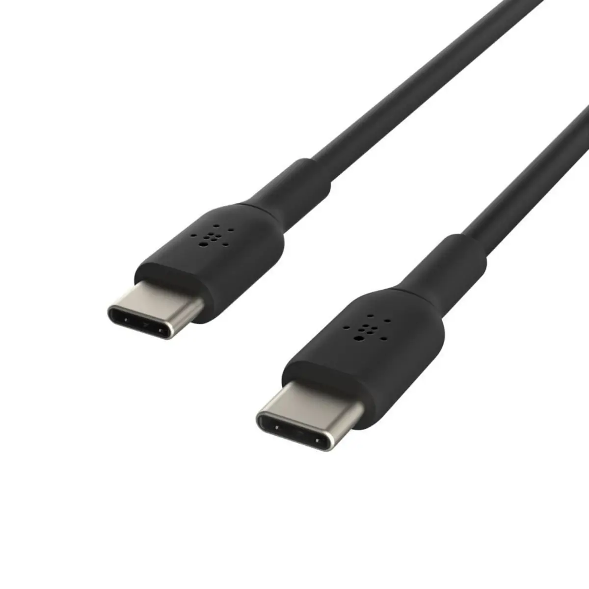 BOOSTCHARGE USB Kabel USB-C/USB-C Stecker/Stecker Schwarz 1m