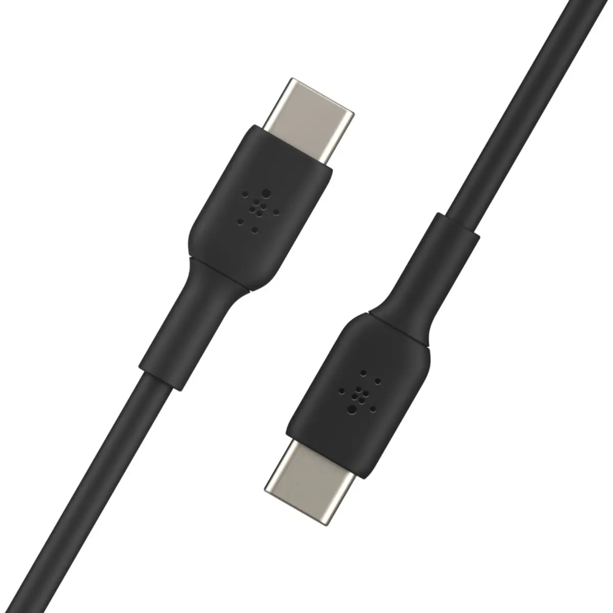 BOOSTCHARGE USB Kabel USB-C/USB-C Stecker/Stecker Schwarz 1m