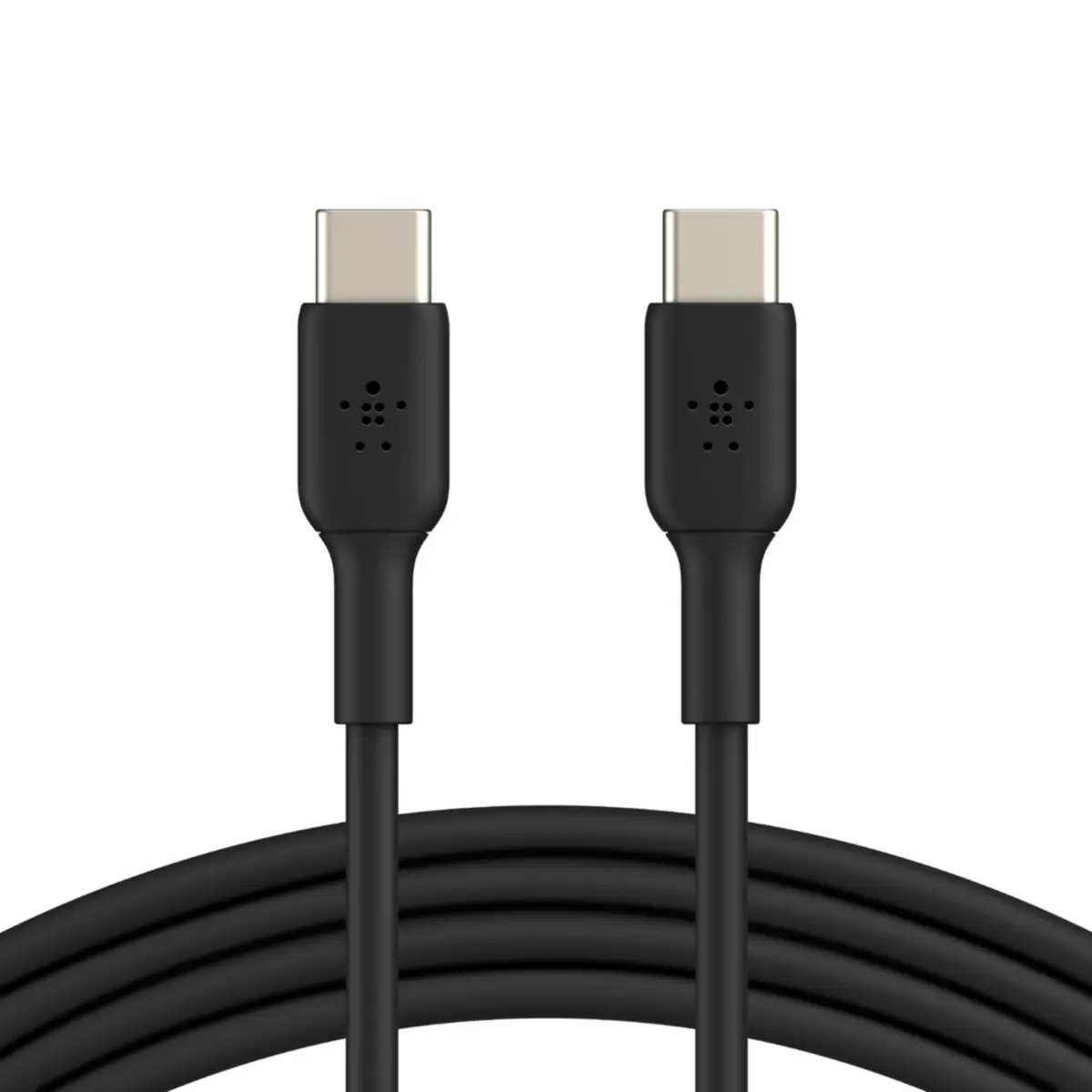 BOOSTCHARGE USB Kabel USB-C/USB-C Stecker/Stecker Schwarz 1m
