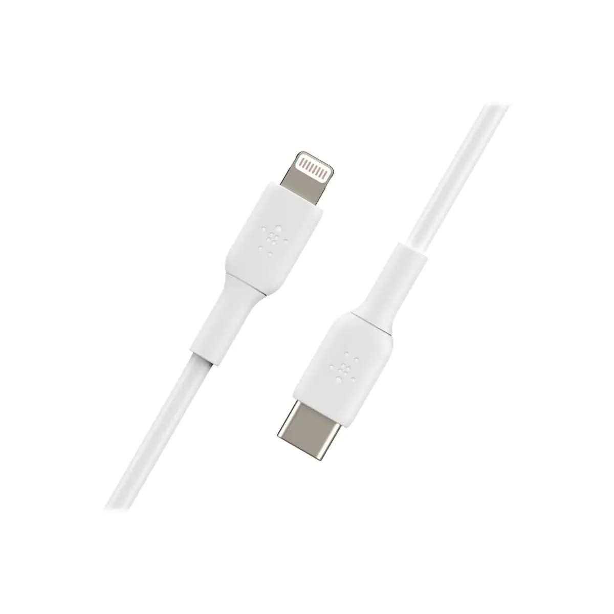 BOOSTCHARGE Ladekabel Lightning/USB-C Stecker/Stecker Weiß 1m