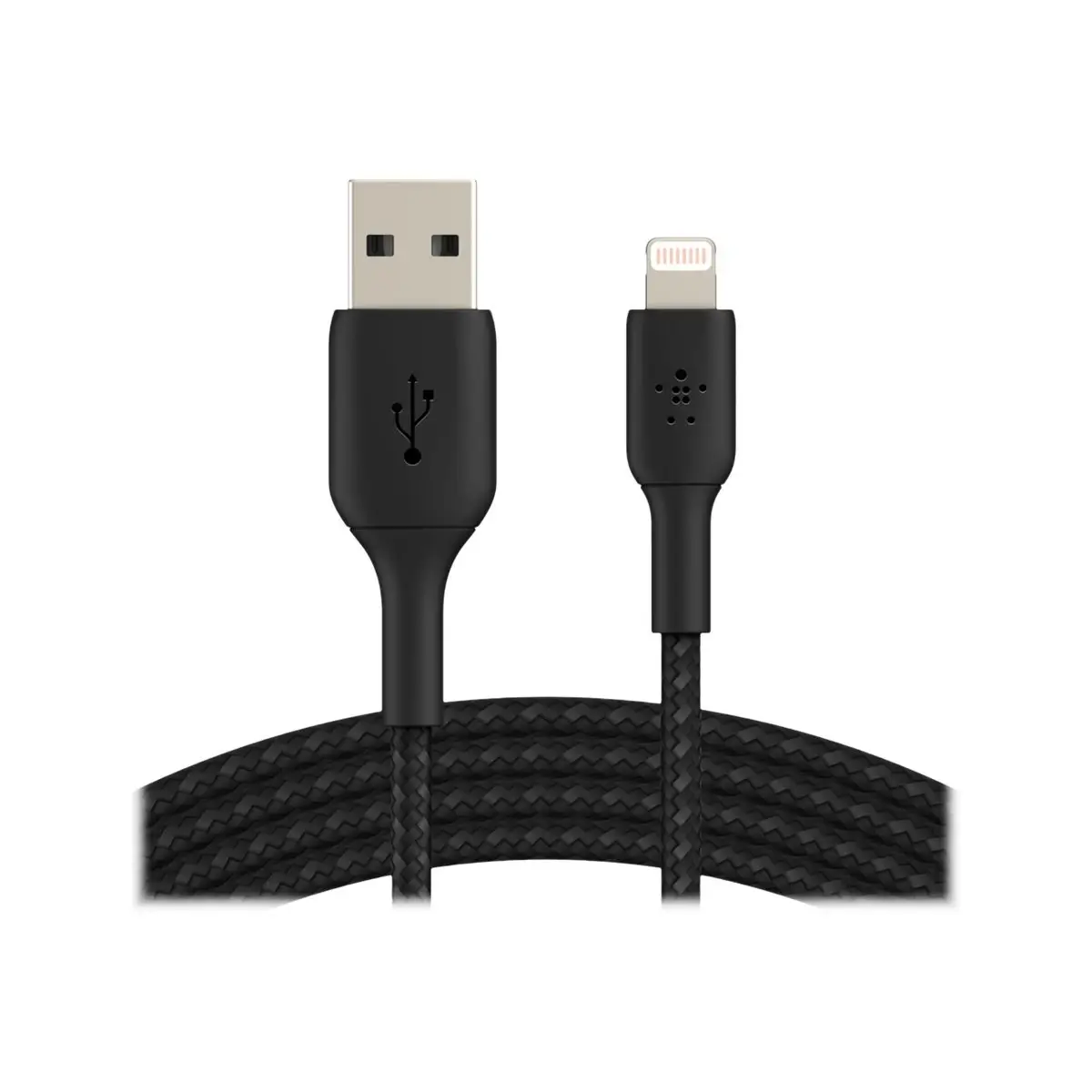 Boost Charge Lightning/USB Kabel männlich/männlich 1m schwarz